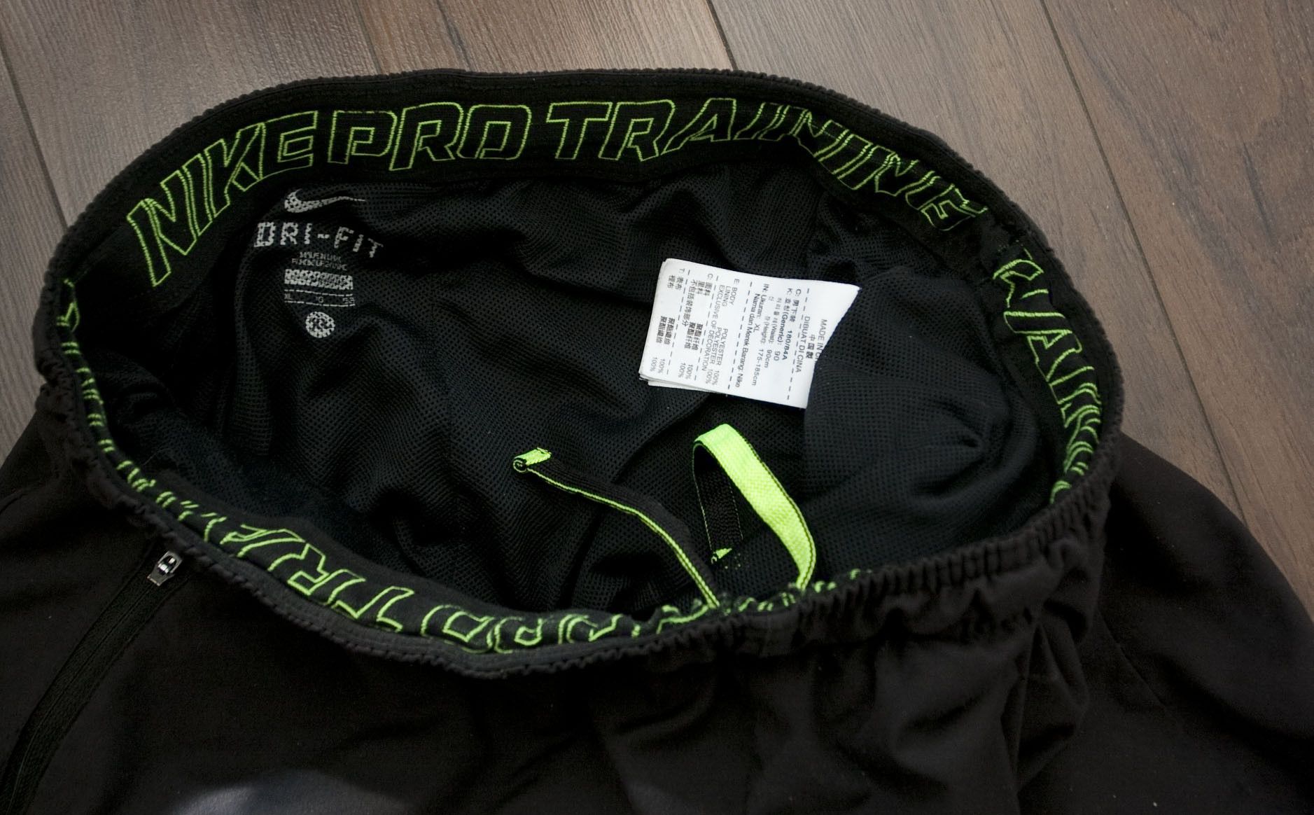 Nike Nike Pro Training Pants Size XL /35x28 Dark Gray Size US 35 - 3 Thumbnail