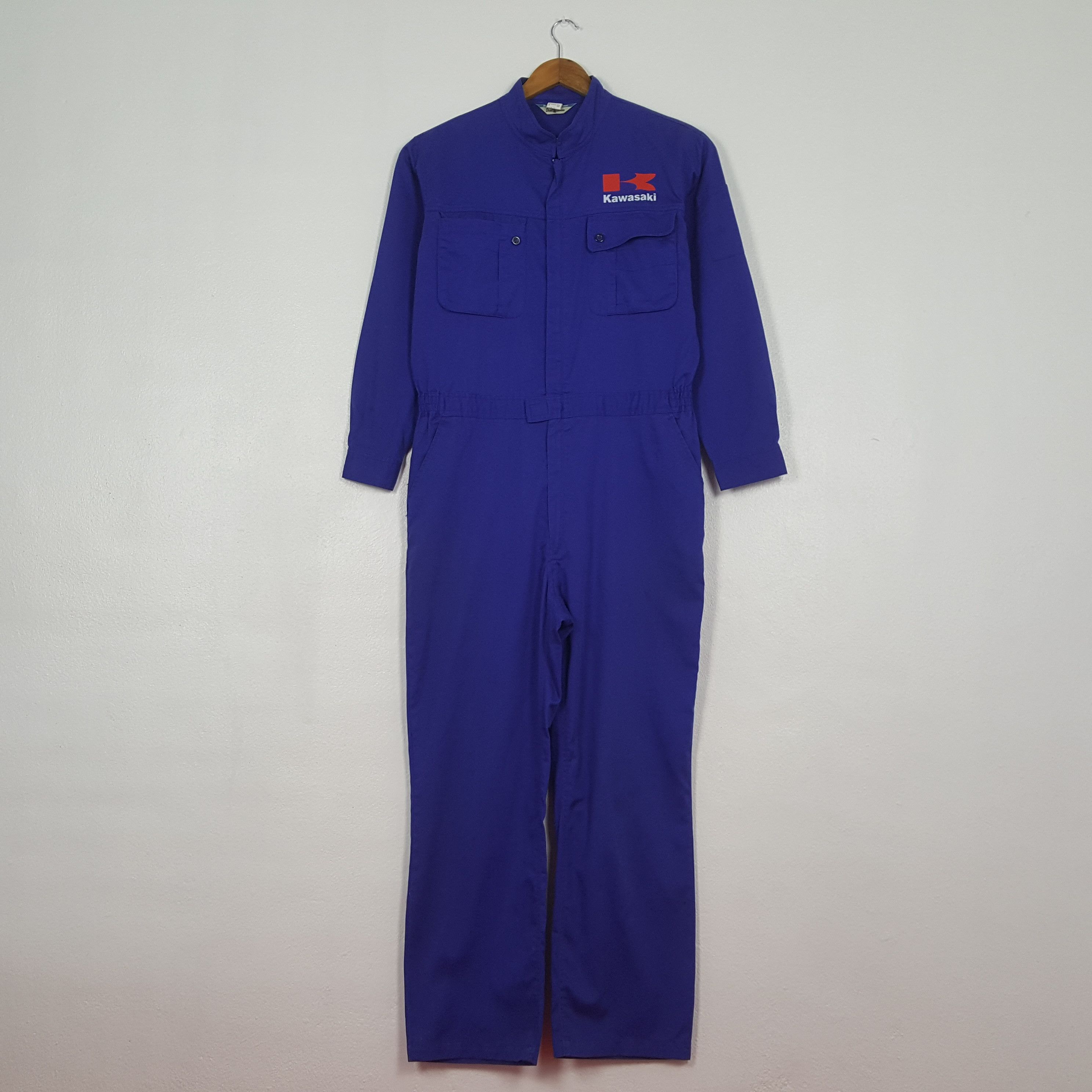 ICON Motorsports Vintage Kawasaki Japan Motorsport Racing Coverall C310N1 Size US L / EU 52-54 / 3 - 4 Thumbnail