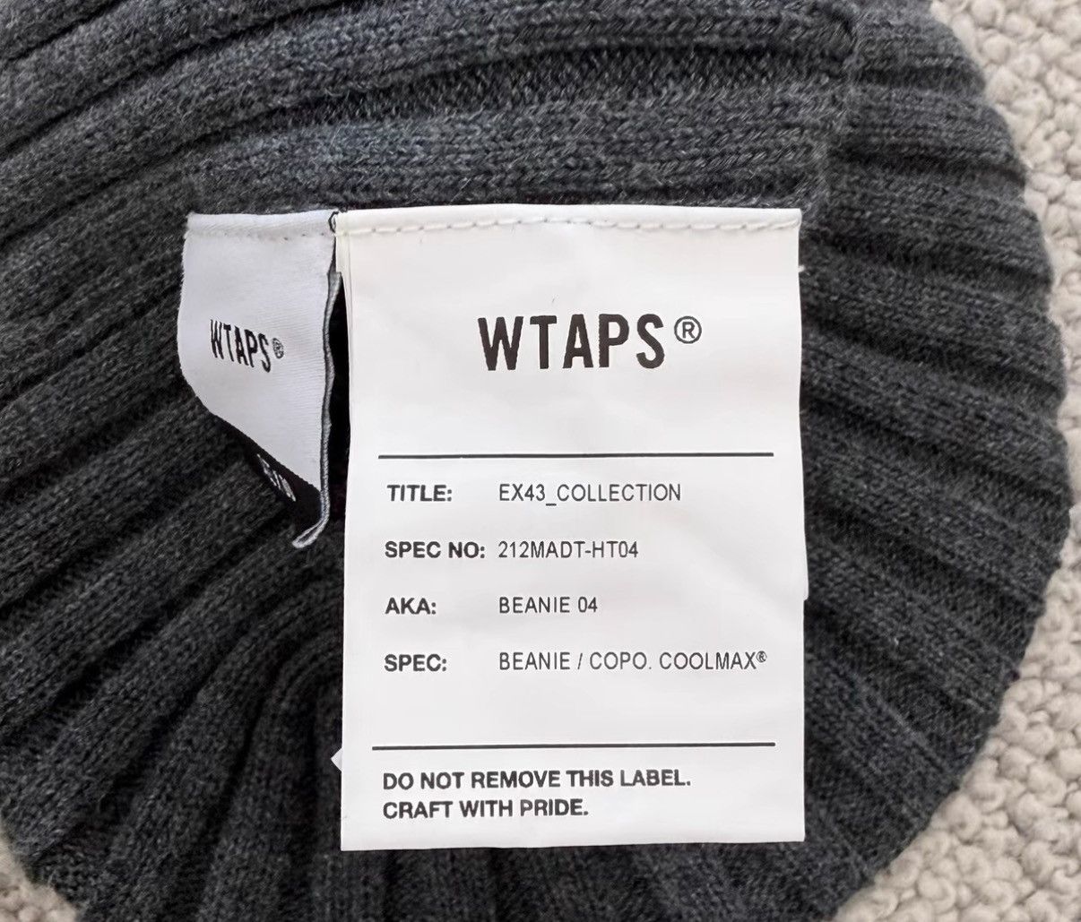 Wtaps WTAPS BEANIE COPO COOLMAX Solid Color Knit Beanie J16 Size ONE SIZE - 5 Thumbnail