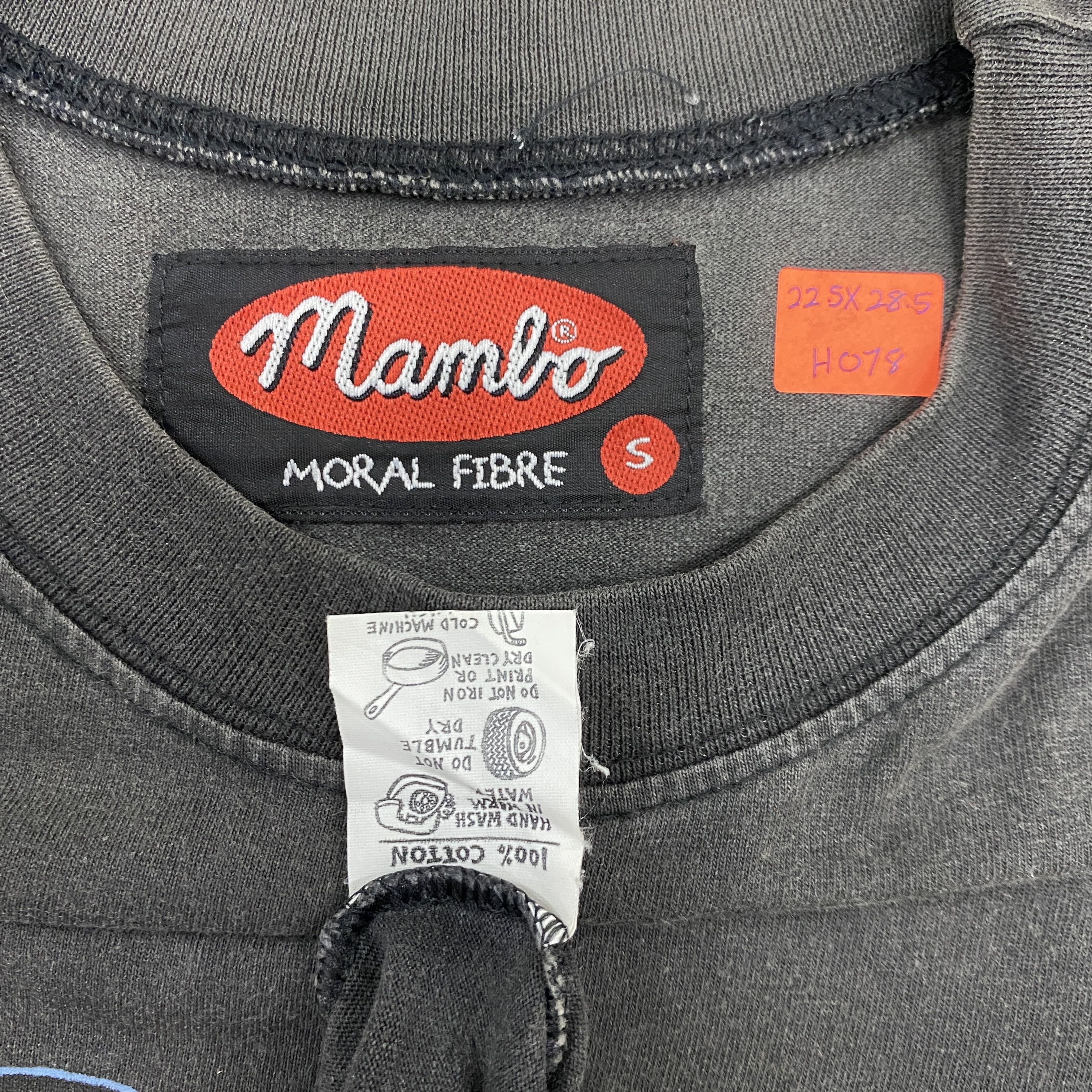 Mambo Vintage 90s SUN FADED MAMBO GRAPHIC PIL TEE Shirt - H078 Size US L / EU 52-54 / 3 - 7 Thumbnail