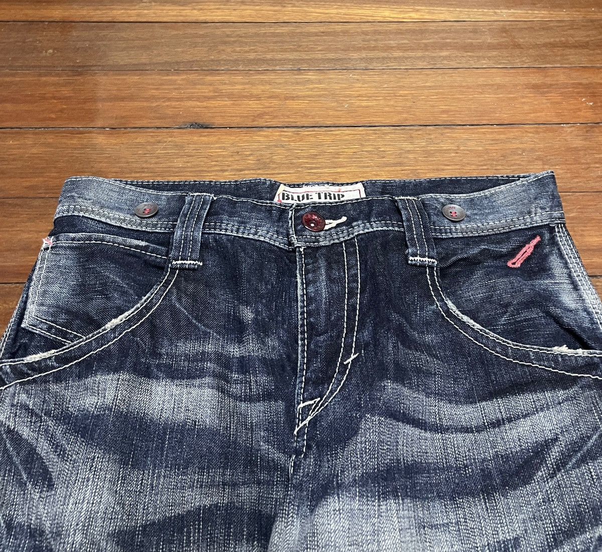 14th Addiction × Edwin × If Six Was Nine Rare Design Vintage Brand Edwin Carpenter Jeans 1990s Size US 30 / EU 46 - 3 Thumbnail