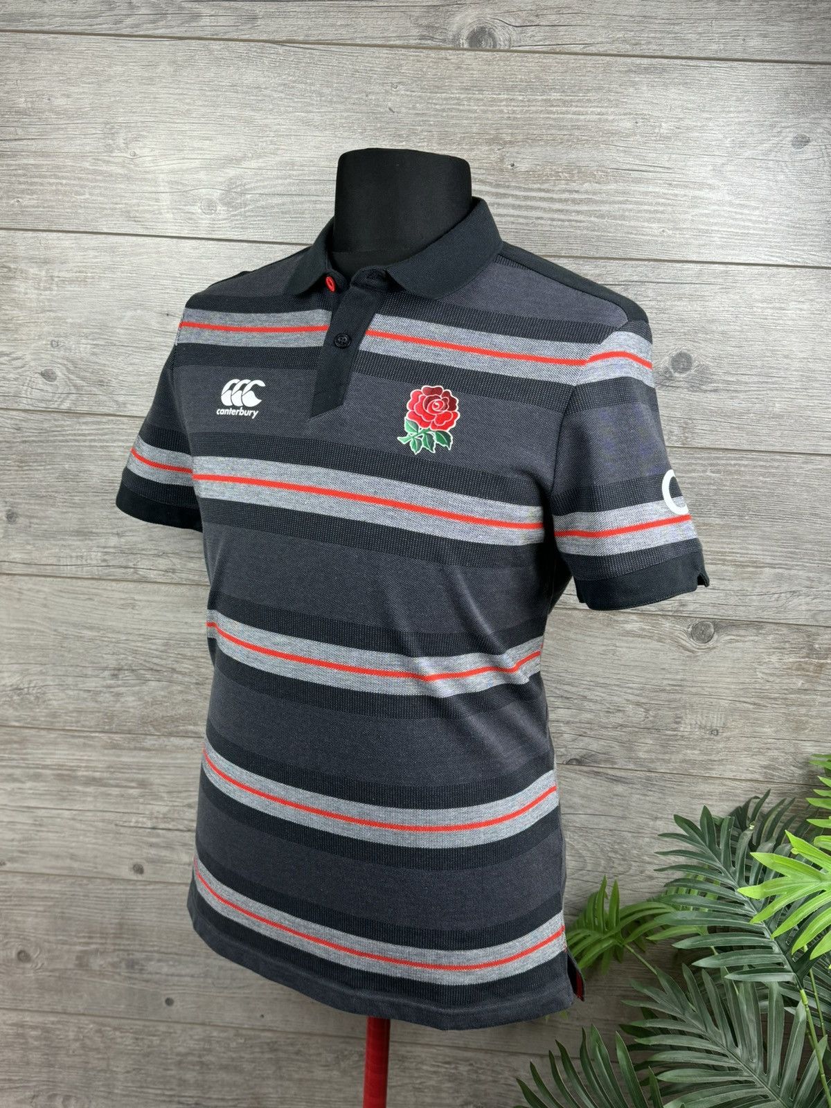 Canterbury of New Zealand Canterbury Polo Rugby Club England soccer jersey Size L Size US L / EU 52-54 / 3 - 2 Thumbnail