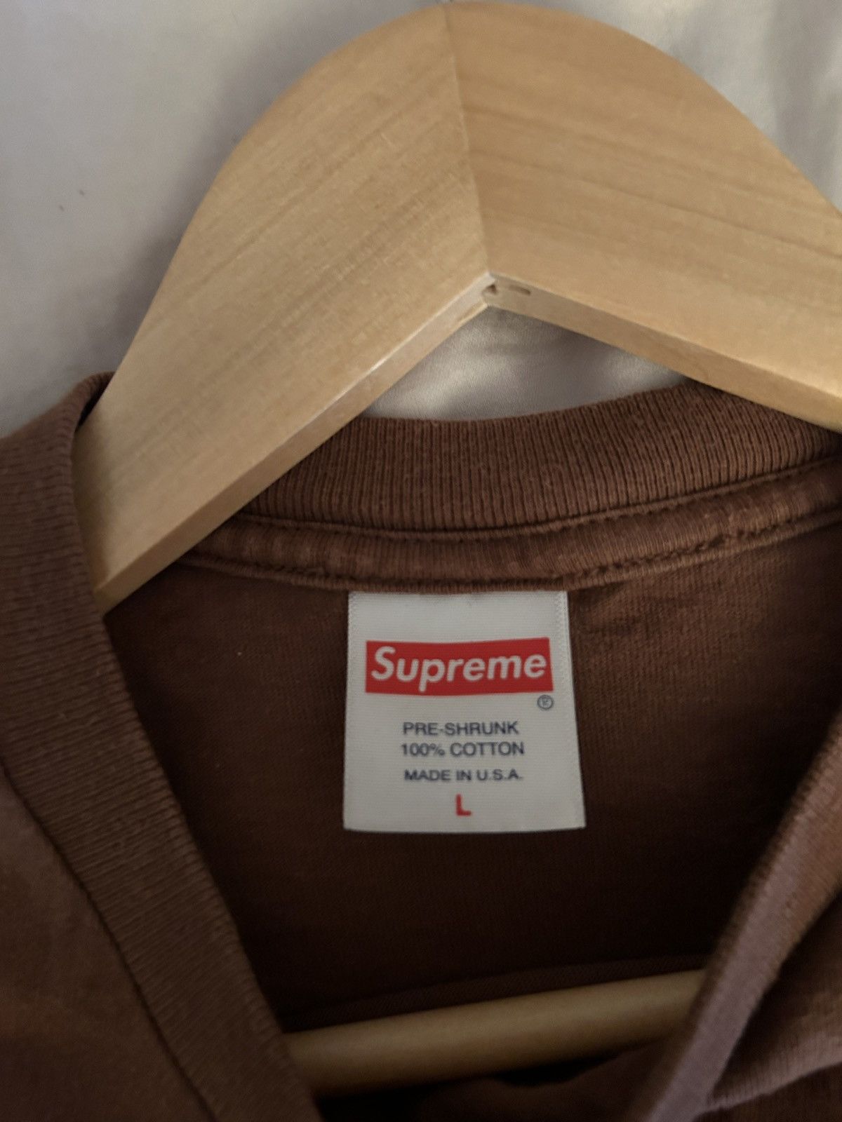 Supreme Supreme Brown t-shirt Size US L / EU 52-54 / 3 - 2 Thumbnail