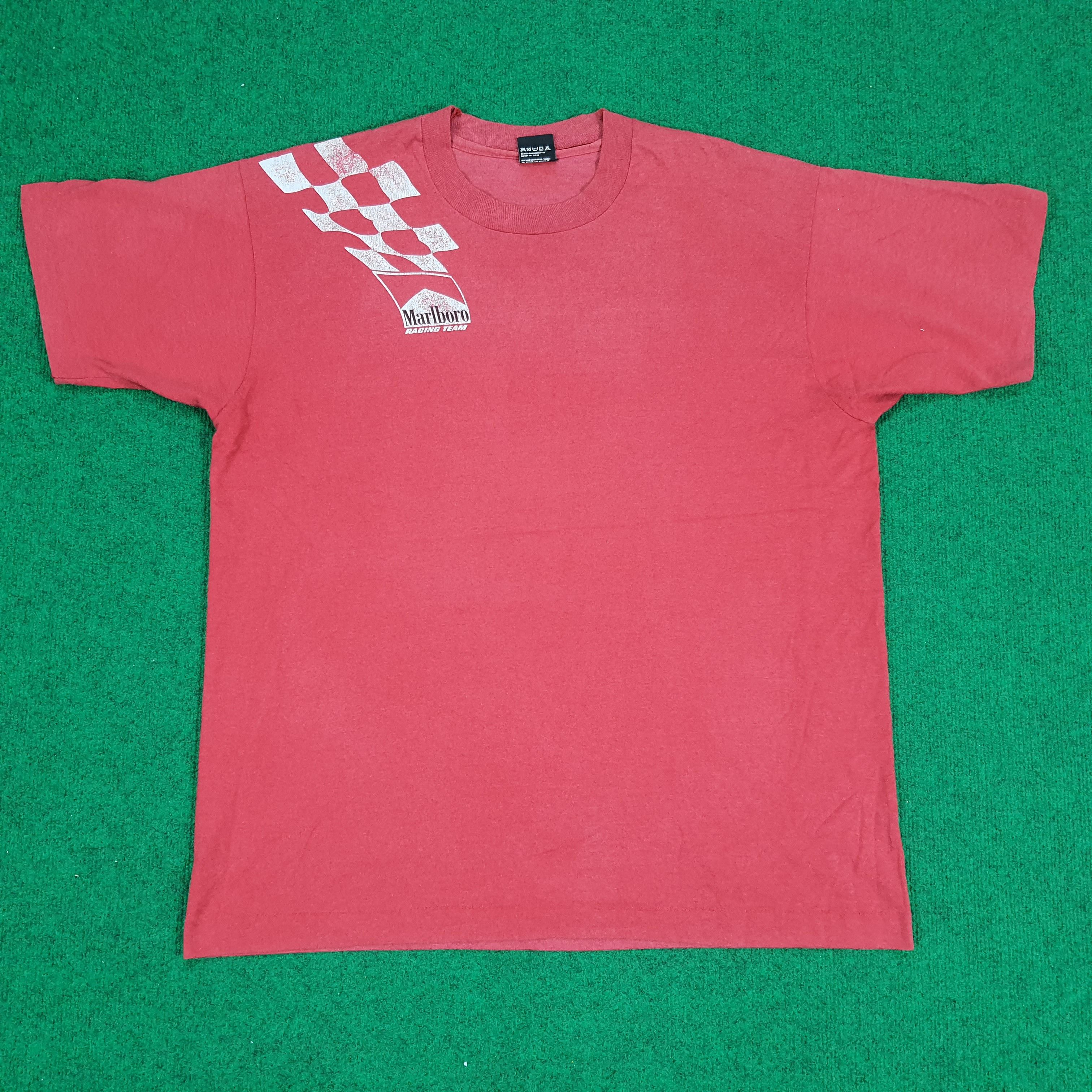 Marlboro × Vintage Vintage Marlboro Racing Team Motorsports Tshirt Size US XL / EU 56 / 4 - 3 Thumbnail