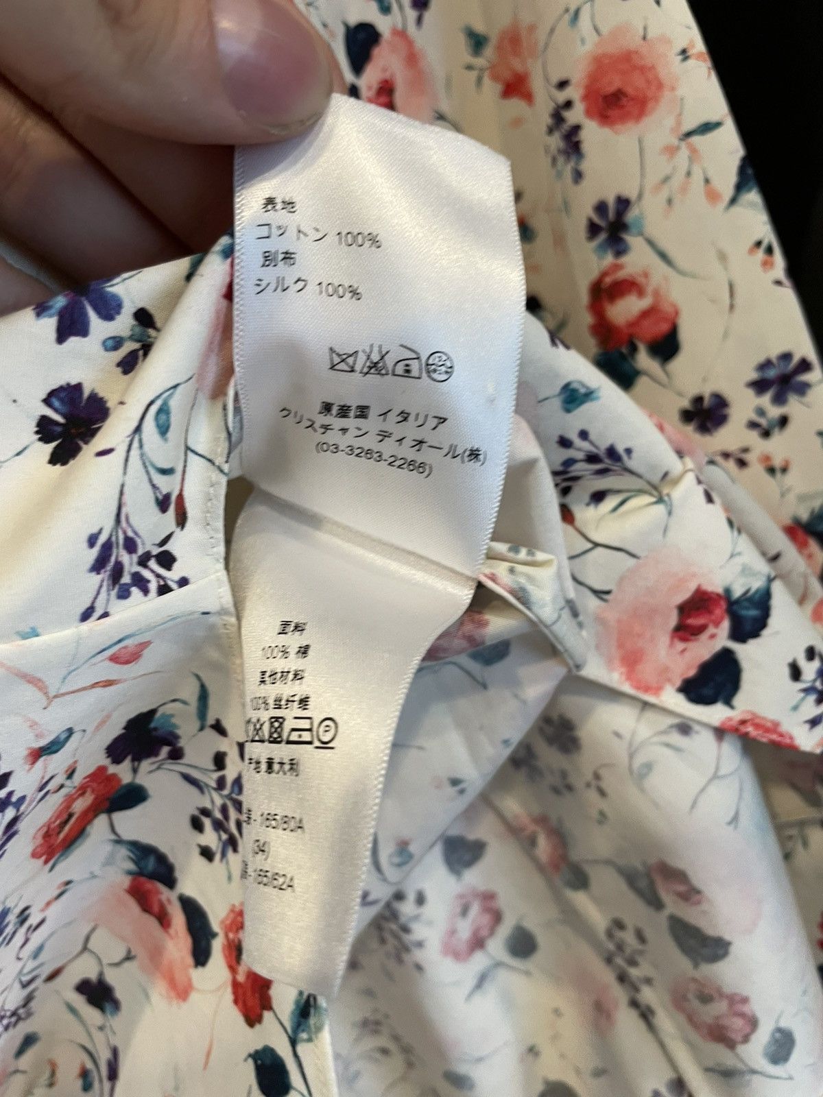 Christian Dior Monsieur × Dior 💎RARE💎 Christian Dior Floral Vintage Shirt Size M / US 6-8 / IT 42-44 - 6 Thumbnail