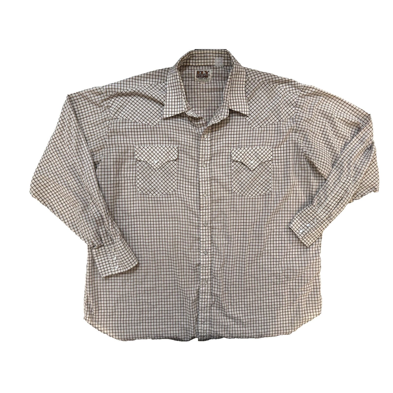 & Other Stories Vintage ELY Cattleman Western Shirt 2XL Pearl Snap Cowboy Size US XXL / EU 58 / 5 - 1 Thumbnail