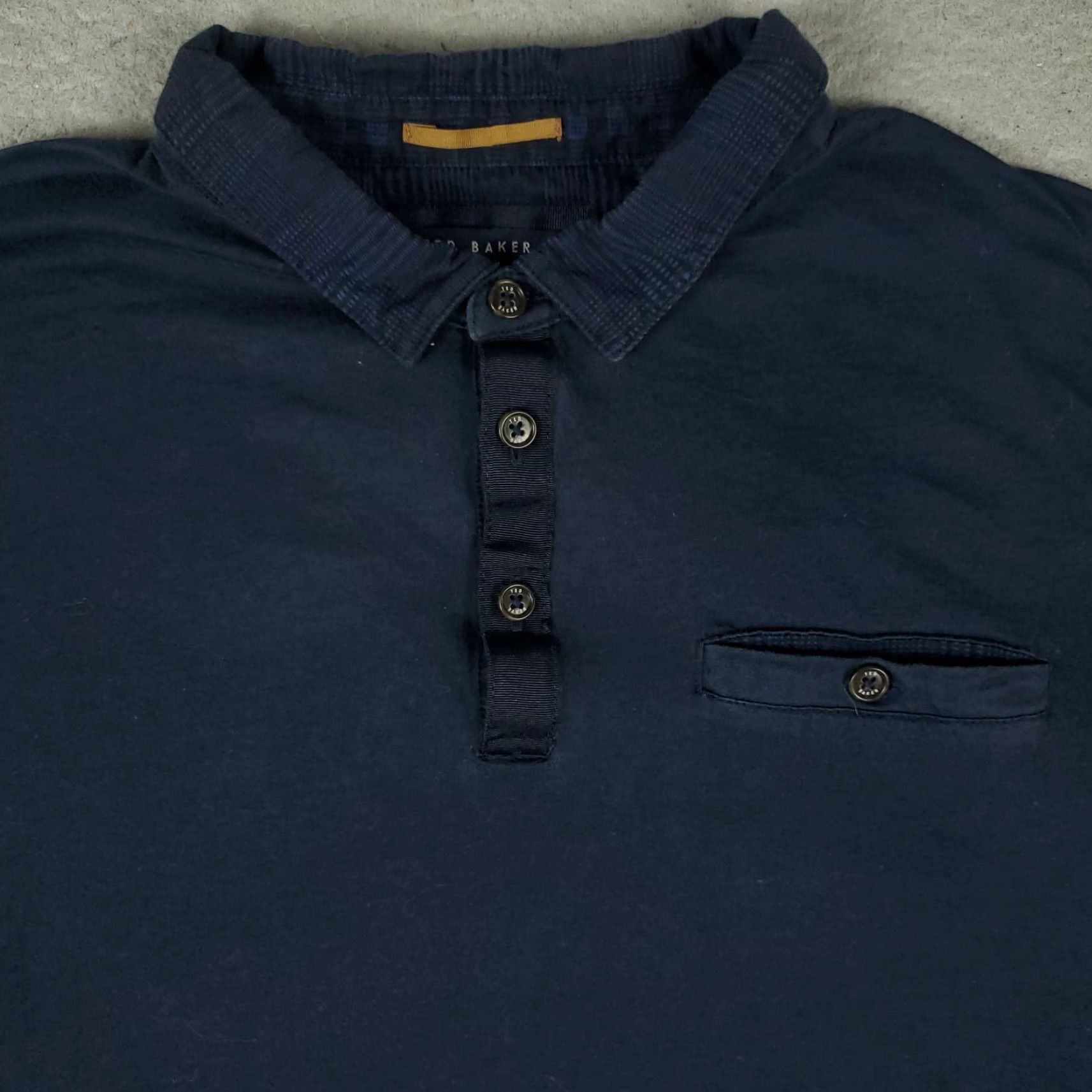 Ted Baker Ted Baker London Polo Shirt Mens Size 5 Blue Polo Casual Long Sleeve Shirts Mens Blue Ted Baker London Polo Shirt 5 Size US S / EU 44-46 / 1 - 2 Thumbnail