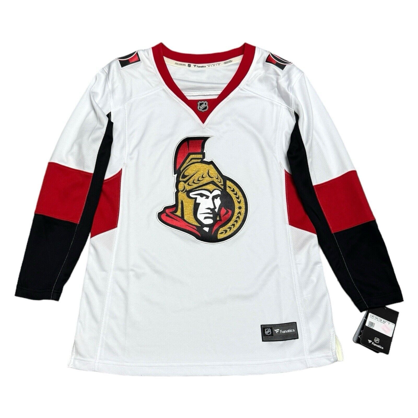 Womens Ottawa Senators Breakaway White NHL Hockey Jersey