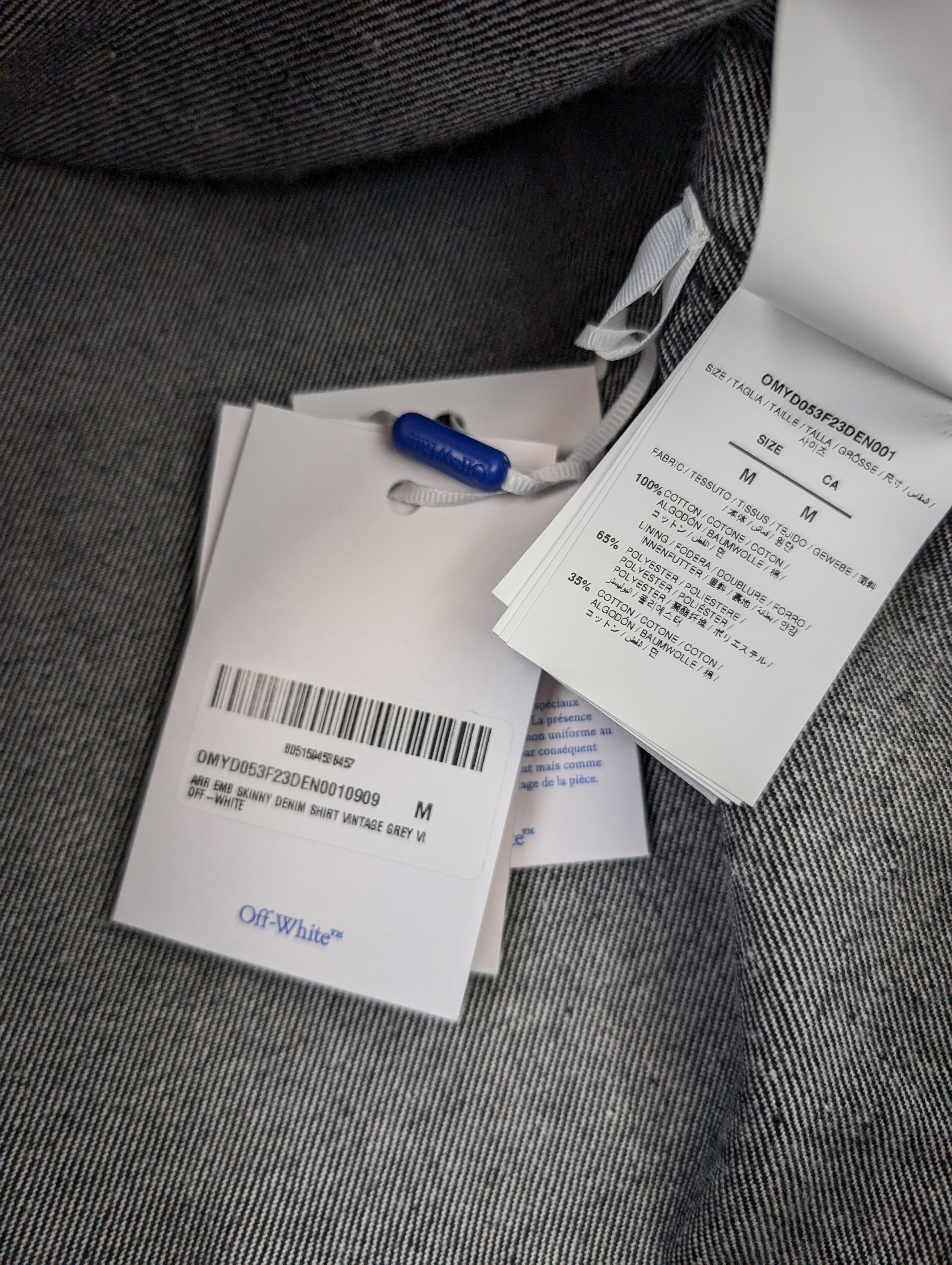Off-White Off White denim shirt Size US M / EU 48-50 / 2 - 9 Thumbnail
