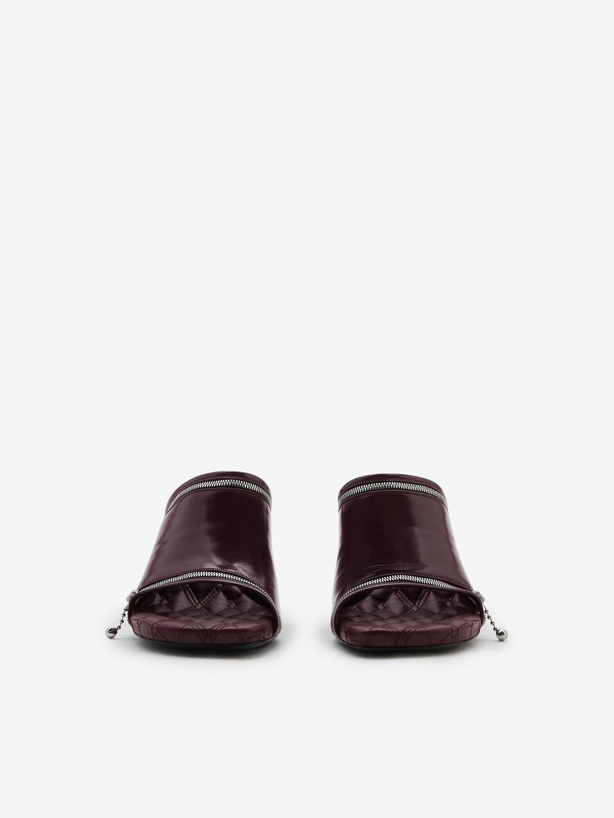 Burberry Burberry Leather Peep Sandals Size US 7.5 / IT 37.5 - 2 Thumbnail