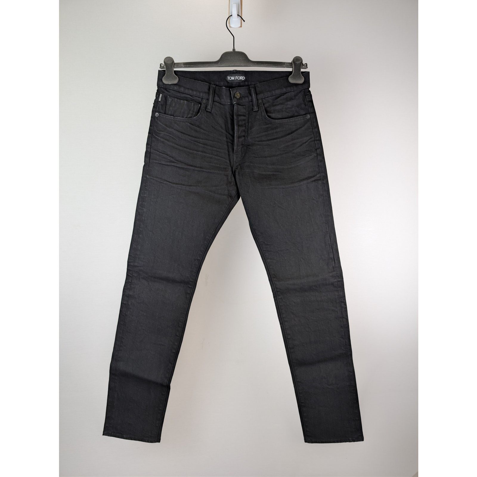 Tom Ford o1rshd1 Denim Jeans Pants in Black Size US 31 - 1 Thumbnail