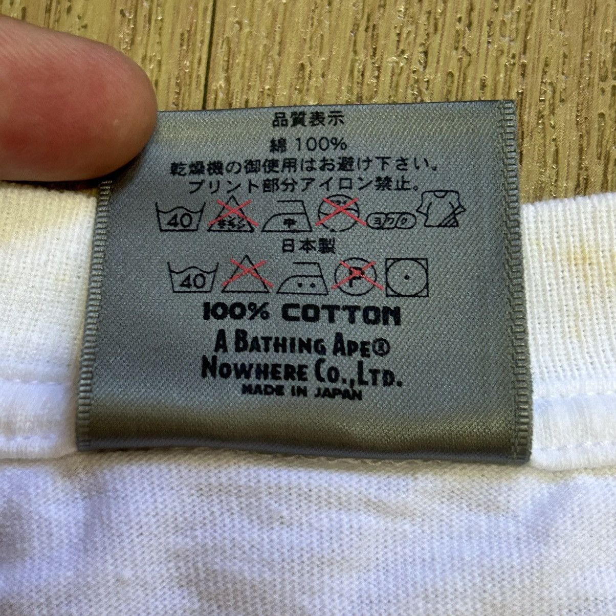 Bape Bape Handprint Campbell Condensed Tee Size US M / EU 48-50 / 2 - 5 Thumbnail