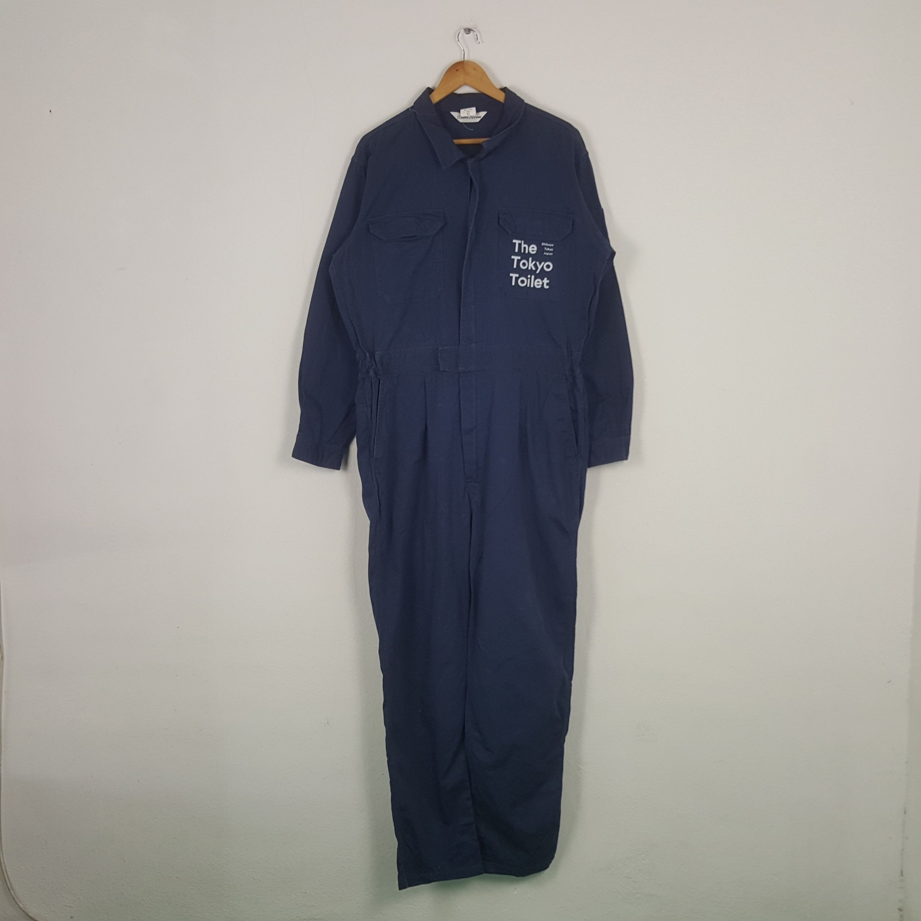 Japanese Brand Vintage The Tokyo Toilet Japanese Brand Coverall Jacket RR15 Size US L / EU 52-54 / 3 - 3 Thumbnail