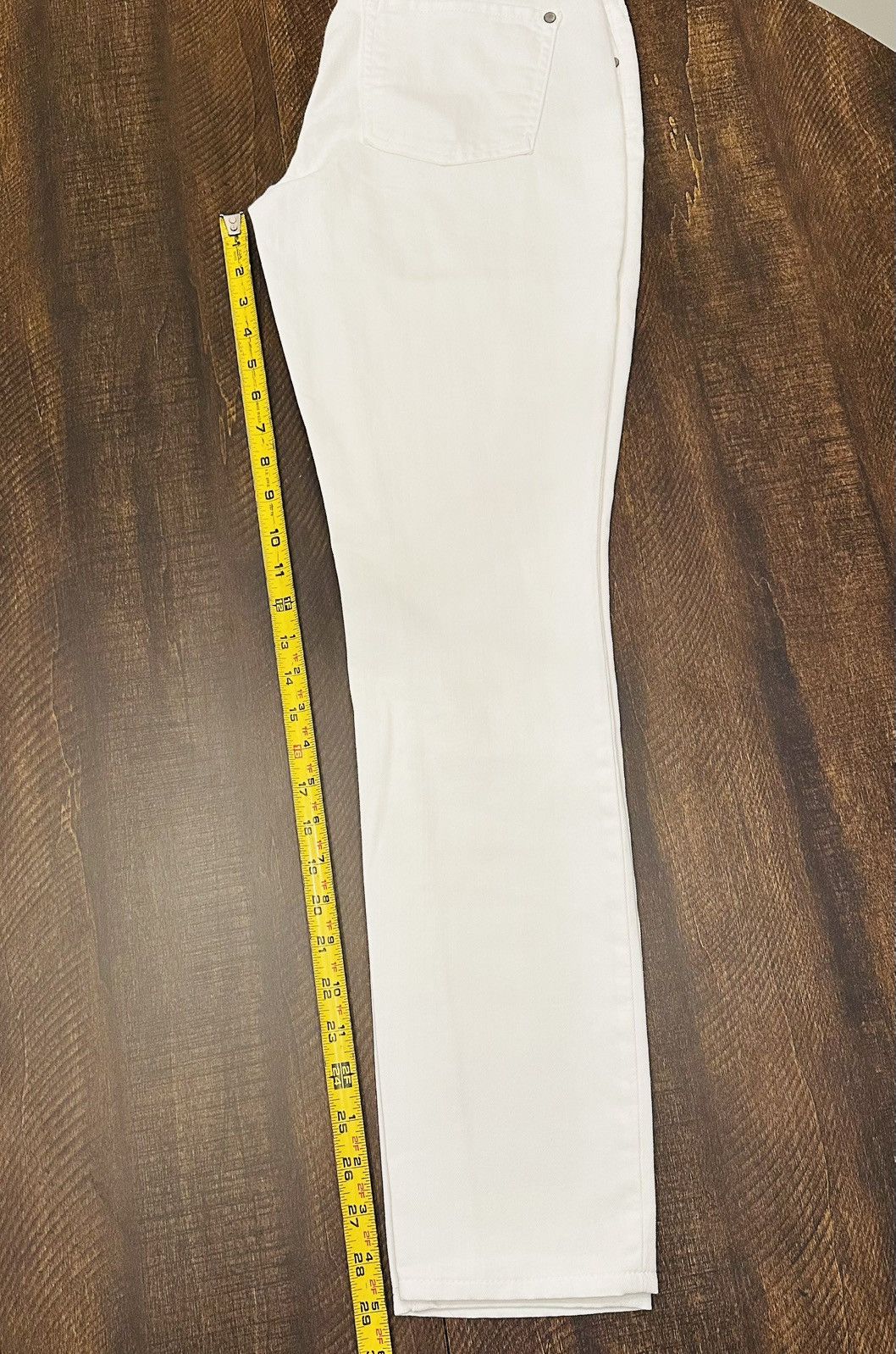 Vince Vince Size 28 Vintage Boy Jeans White Skinny Jeans (30x29) Size 30" / US 8 / IT 44 - 5 Thumbnail