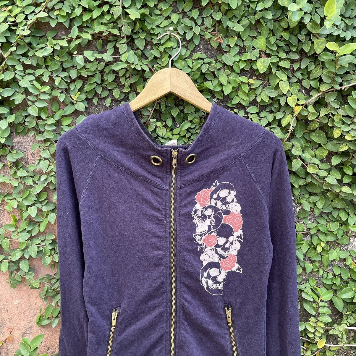Le Grande Bleu (L.G.B.) D.I.A RoseSkull Hoodie Y2K Size S / US 4 / IT 40 - 2 Thumbnail