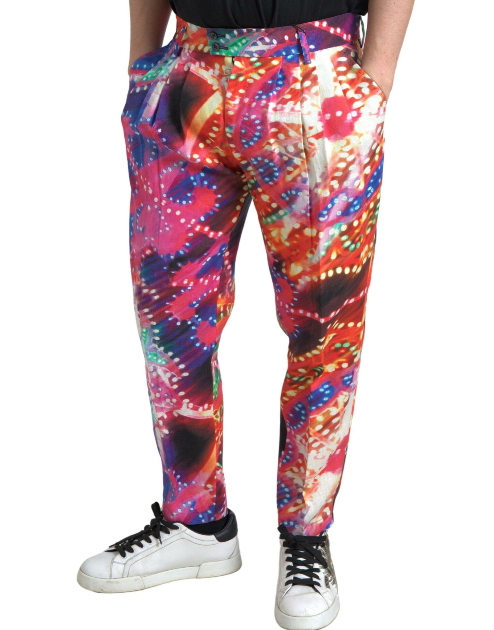 Dolce & Gabbana o1y0125 Jogger & Casualpant in Multicolor Size US 34 / EU 50 - 2 Thumbnail