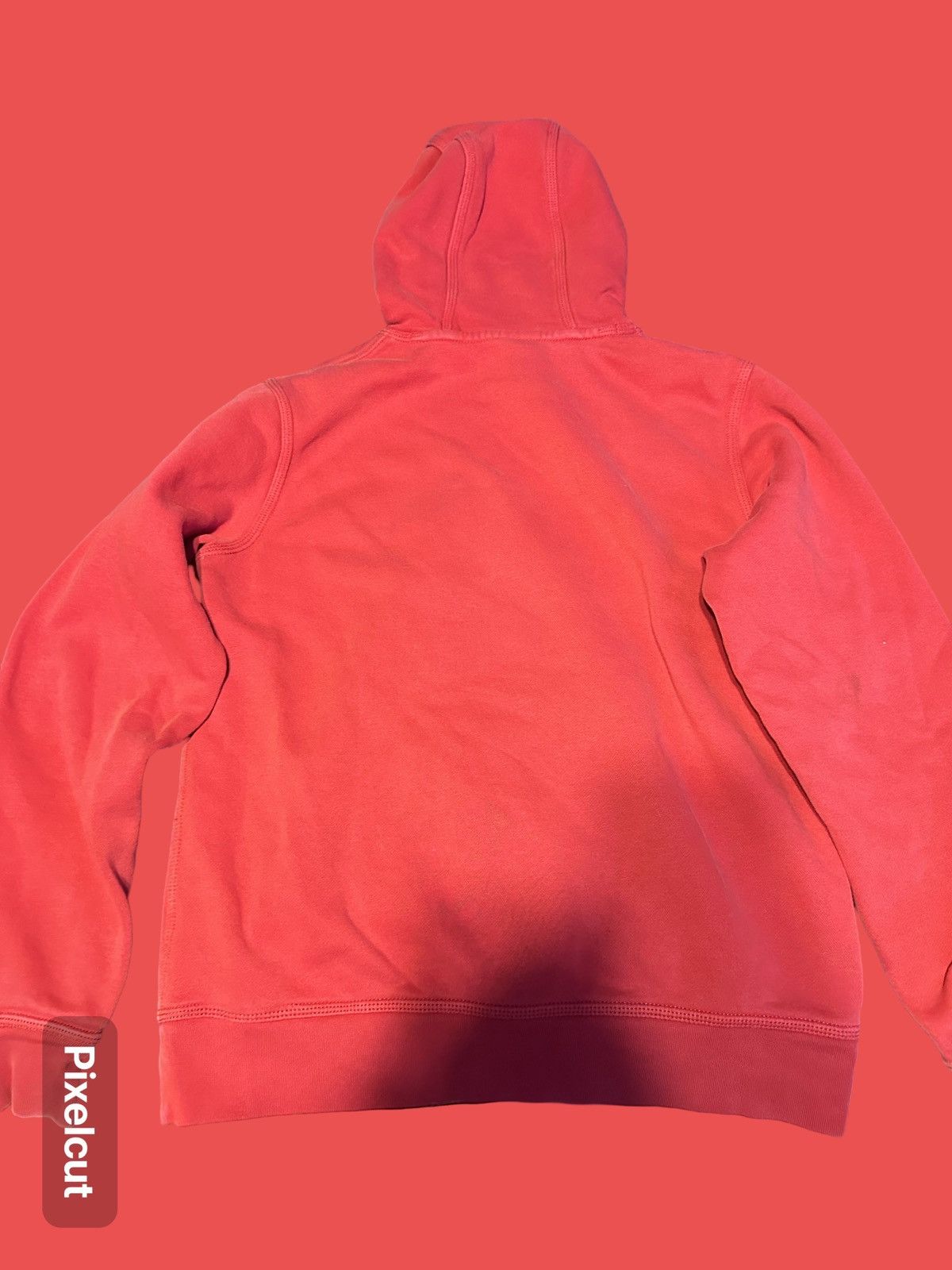 Nike × Vintage Red vintage nike swoosh hoodie Size US M / EU 48-50 / 2 - 2 Thumbnail