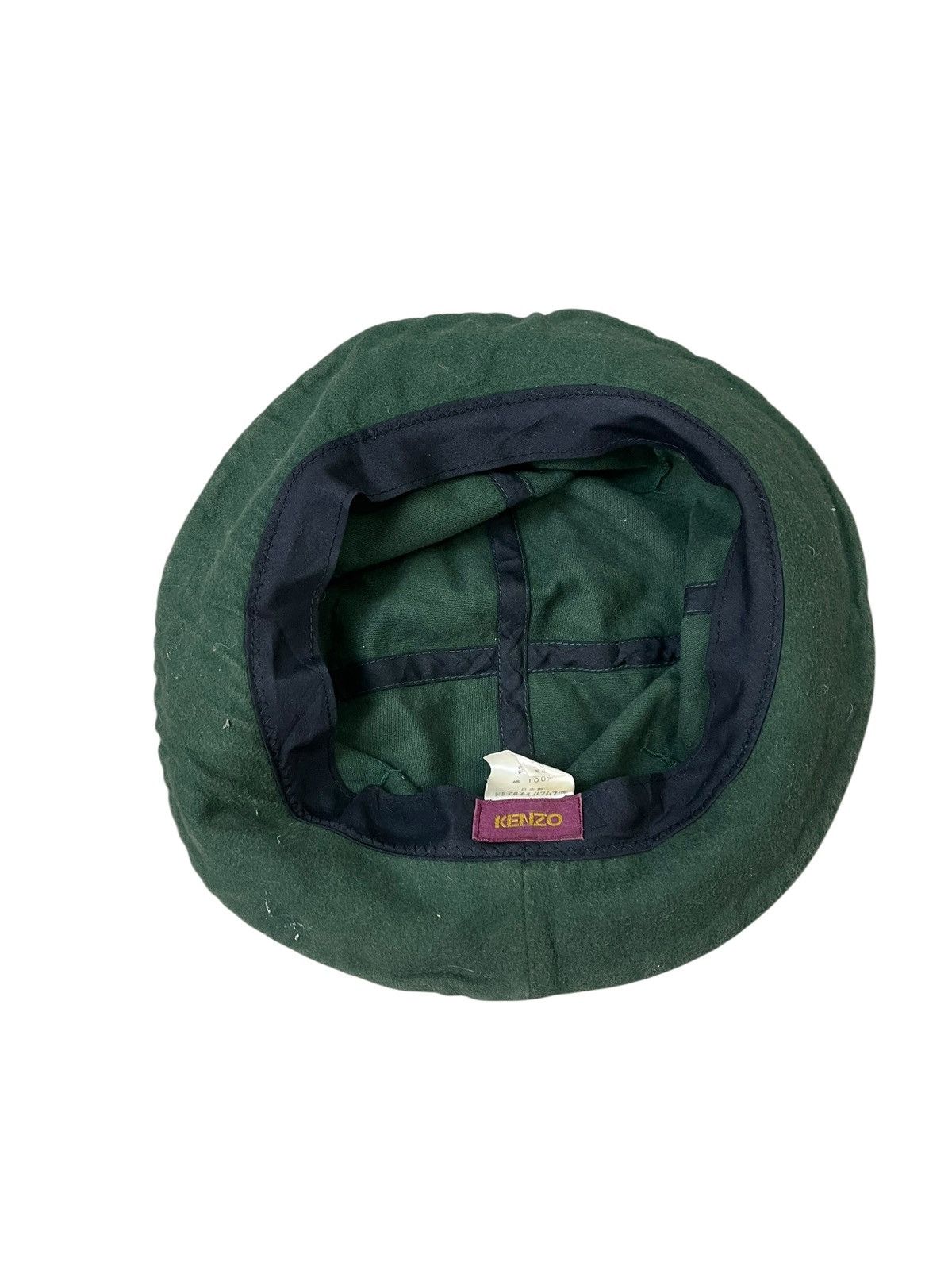Kenzo Vintage Kenzo Bucket Hat Green Army Streetwear Size ONE SIZE - 3 Thumbnail