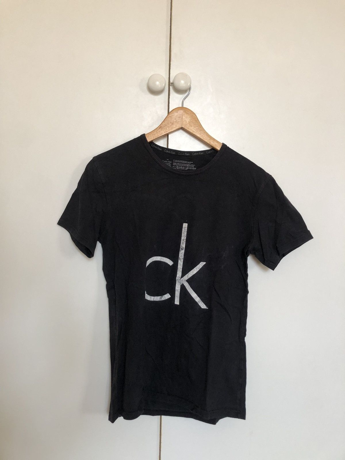 Calvin Klein × Vintage Calvin Klein Logo T-shirt Size US S / EU 44-46 / 1 - 1 Thumbnail