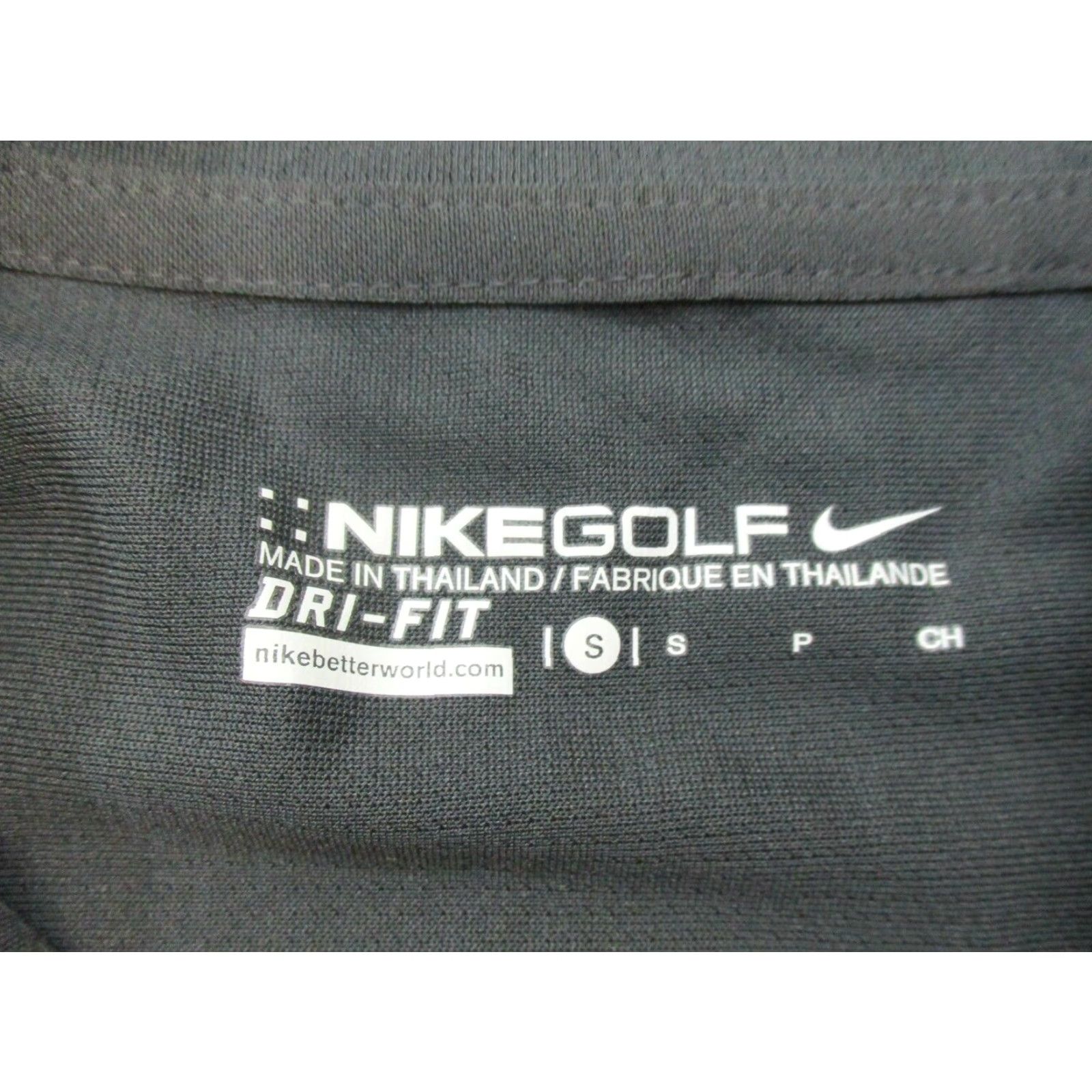 Nike Nike Golf Men's S T-Shirt Athletic Dri-Fit Black Short Sleeve Classic Solid Pattern Size US S / EU 44-46 / 1 - 3 Thumbnail