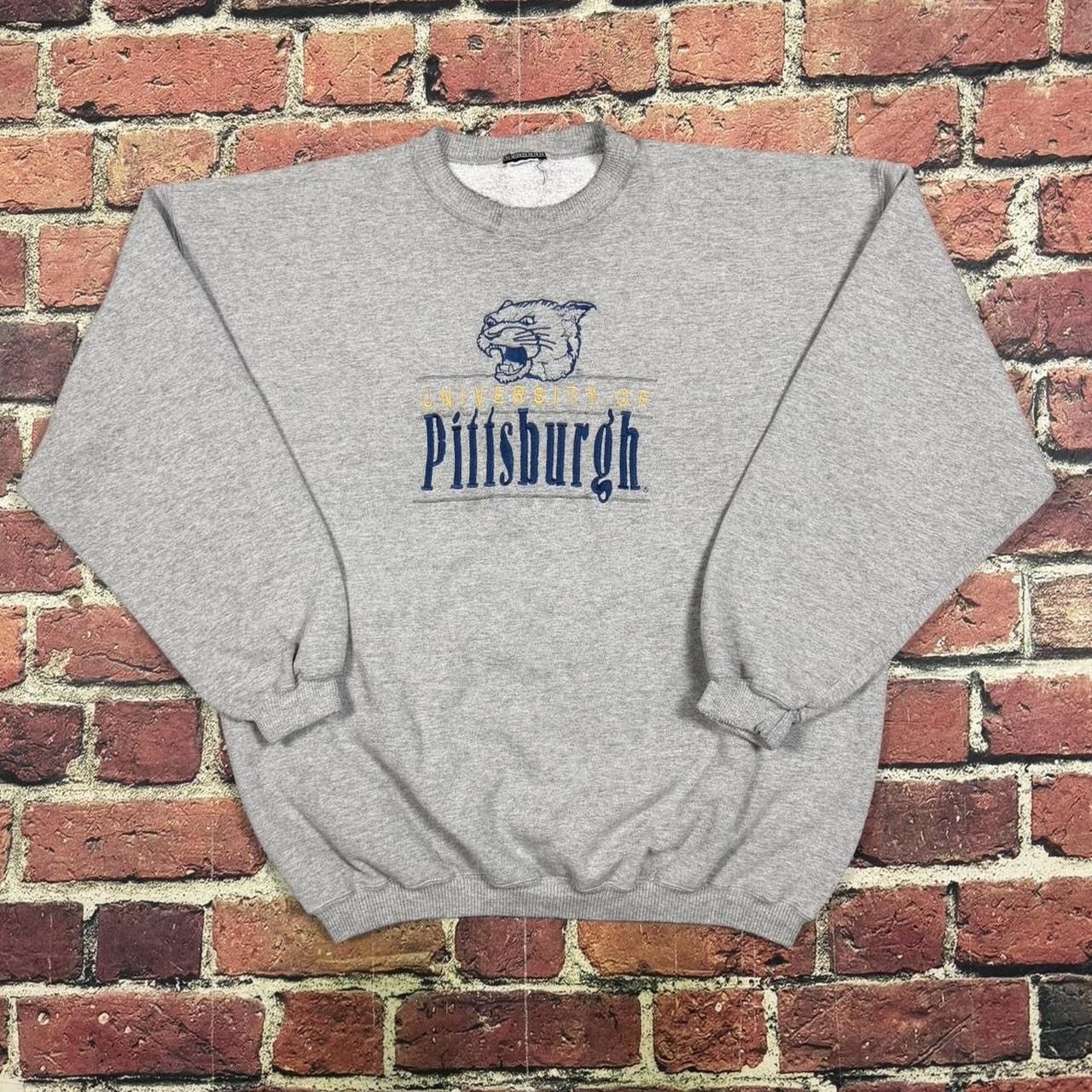 NCAA Vintage Pitt Panthers Sweatshirt University 90s Distressed Size US XL / EU 56 / 4 - 1 Thumbnail
