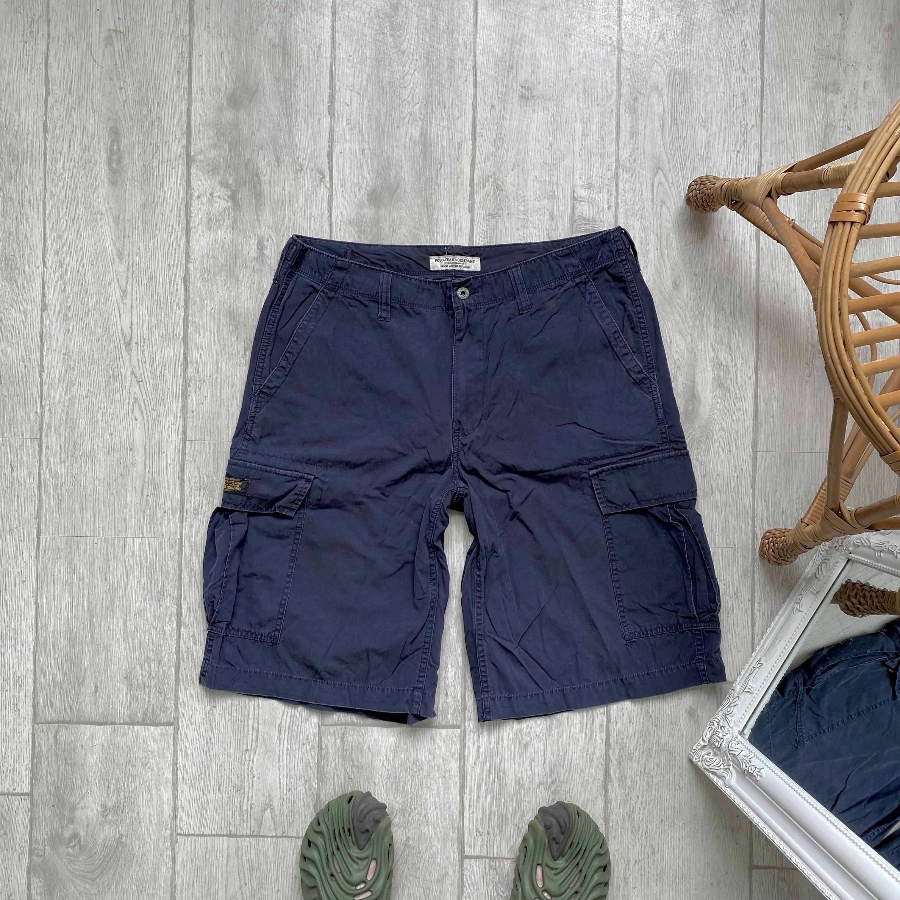 Polo Ralph Lauren Vintage 90s Polo jeans Company cargo baggy shorts Size US 34 / EU 50 - 1 Thumbnail