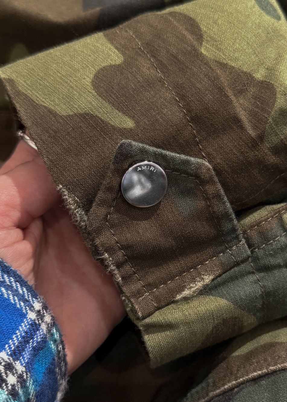 Amiri Amiri Green Camo M65 Utility Field Jacket Size US XL / EU 56 / 4 - 6 Thumbnail