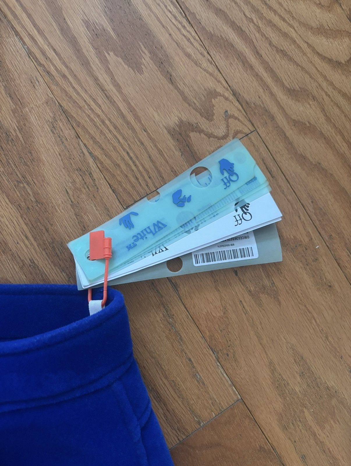 Off-White OffWhite Electric Blue Wide Trousers Size US 32 / EU 48 - 9 Thumbnail