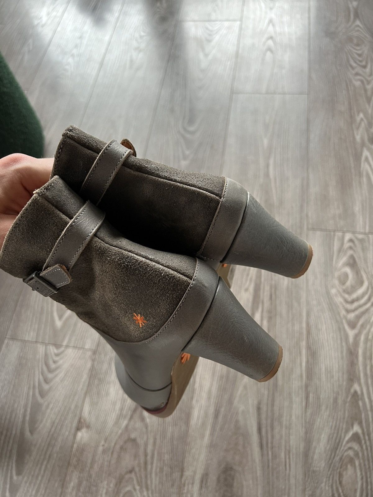 Other Rare The Art Company Cool System Leather Ykk zip Hills Boots Size US 9 / IT 39 - 14 Thumbnail