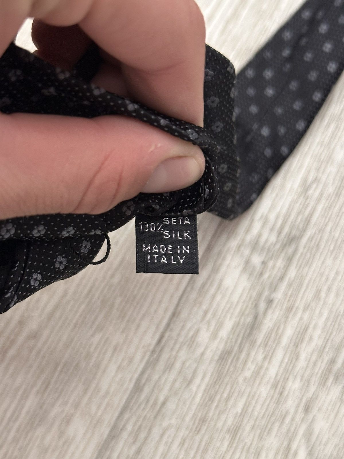 Kiton Kiton Napoli Black Tie Size ONE SIZE - 6 Thumbnail
