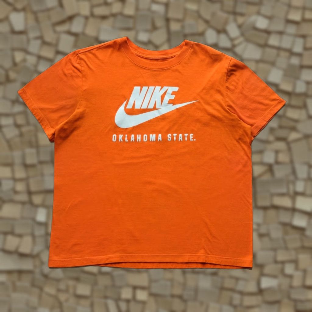 Nike VINTAGE NIKE NCAA OSU OKLAHOMA STATE COWBOYS UNIVERSITY ORANGE T SHIRT Mens SZ L Size US L / EU 52-54 / 3 - 1 Thumbnail
