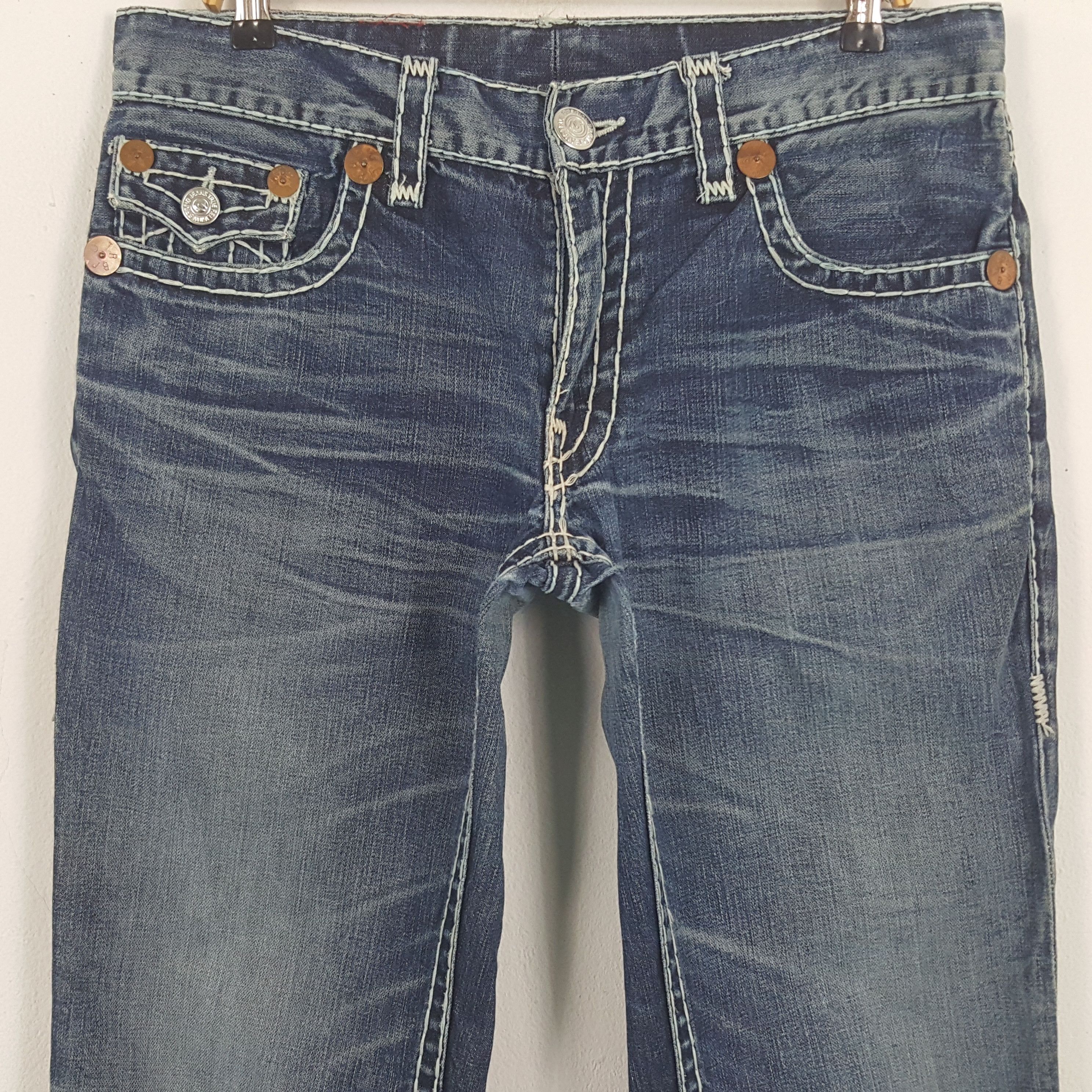 True Religion × Vintage Vintage True Religion American Brand Denim Jeans Size US 35 - 2 Thumbnail