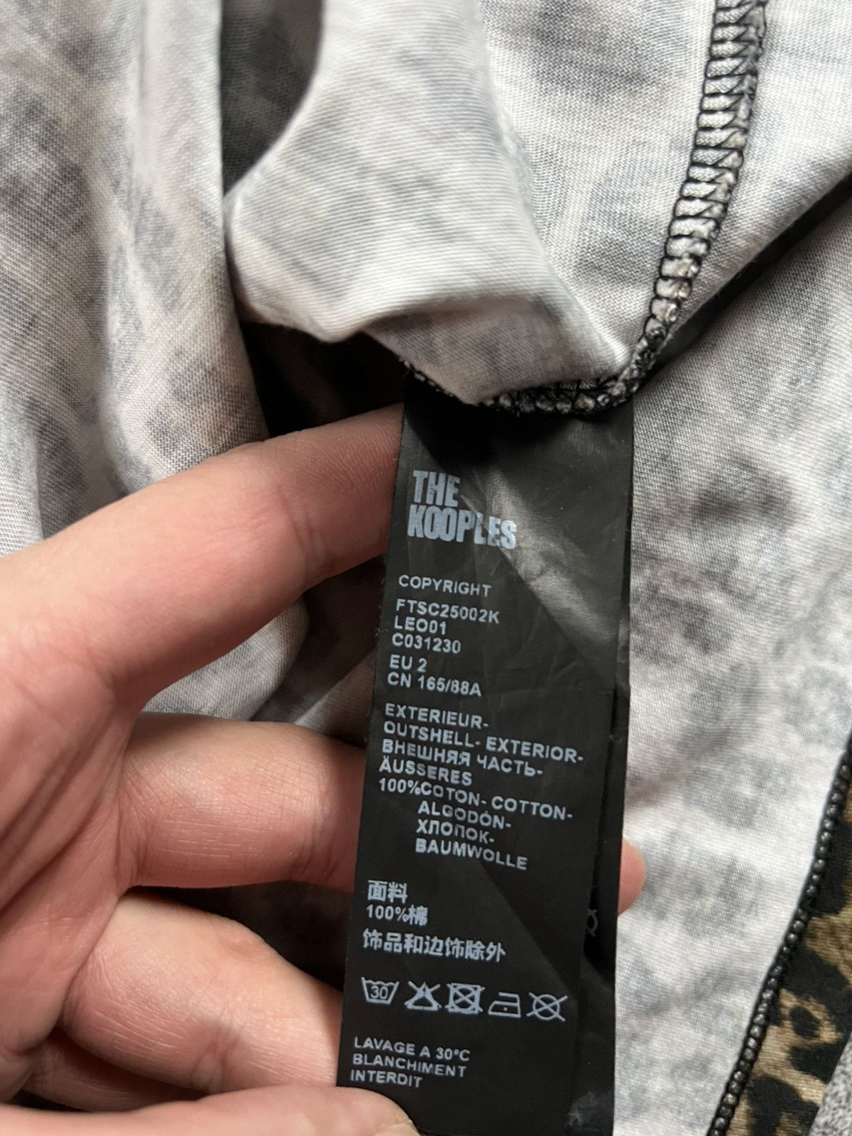 The Kooples The Kooples Women’s Leopard Print T-Shirt Size 2 Animal Tee Size XS / US 0-2 / IT 36-38 - 6 Thumbnail