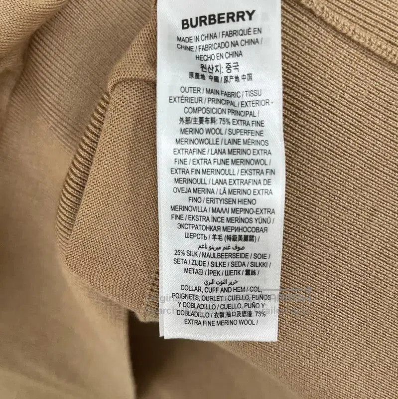 Burberry Burberry Women's XL Khaki Wool Knit Sweater. Size XL / US 12-14 / IT 48-50 - 4 Thumbnail