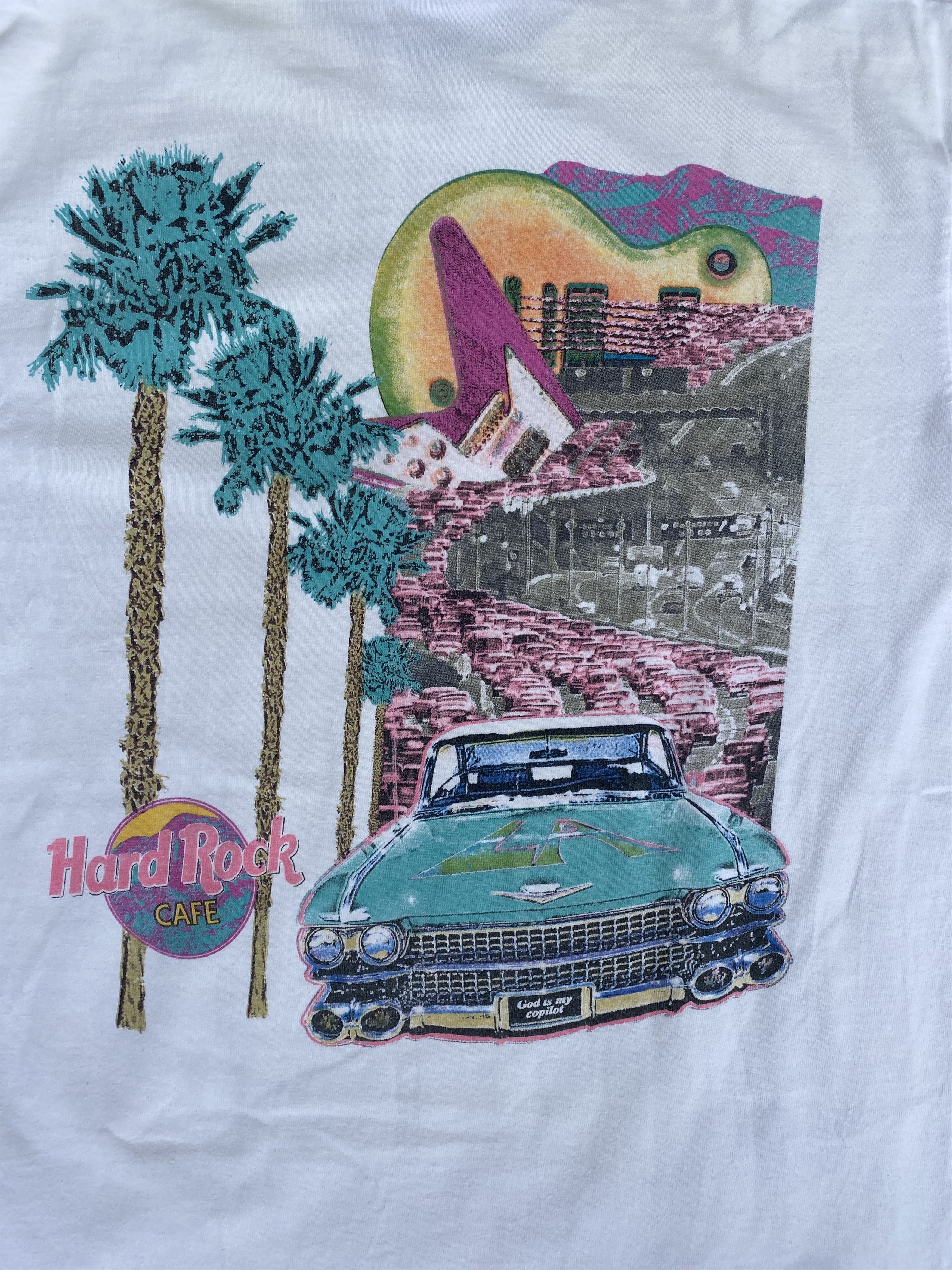Hard Rock Cafe VINTAGE GARD ROCK CAFE LOS ANGELES HEAVY TEE MADE IN USA Size US M / EU 48-50 / 2 - 3 Thumbnail