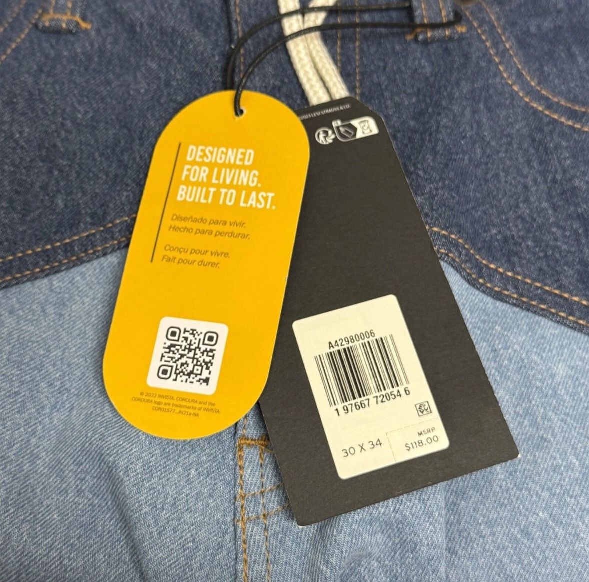 Levi's Levi’s X Urban Outfitters Cordura Super Baggy Jeans 30x34 Size US 30 / EU 46 - 9 Thumbnail