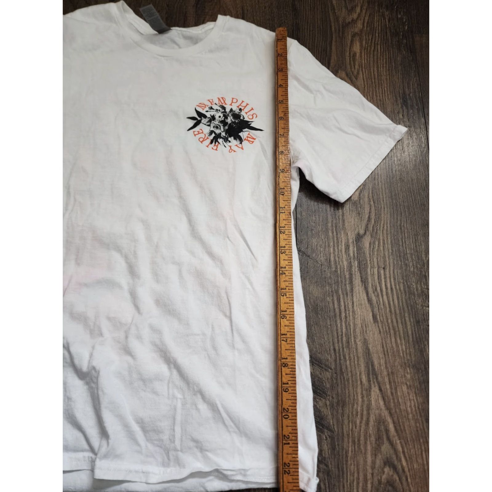 Gildan Gildan Women's Memphis May Fire Band T-Shirt Size S White Double-Sided Skull Graphic Size S / US 4 / IT 40 - 4 Thumbnail
