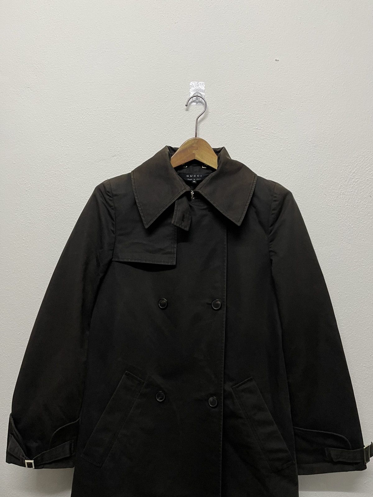 Gucci 90s GUCCI LONG TRENCH BELT LONG JACKET RARE Size US S / EU 44-46 / 1 - 5 Thumbnail