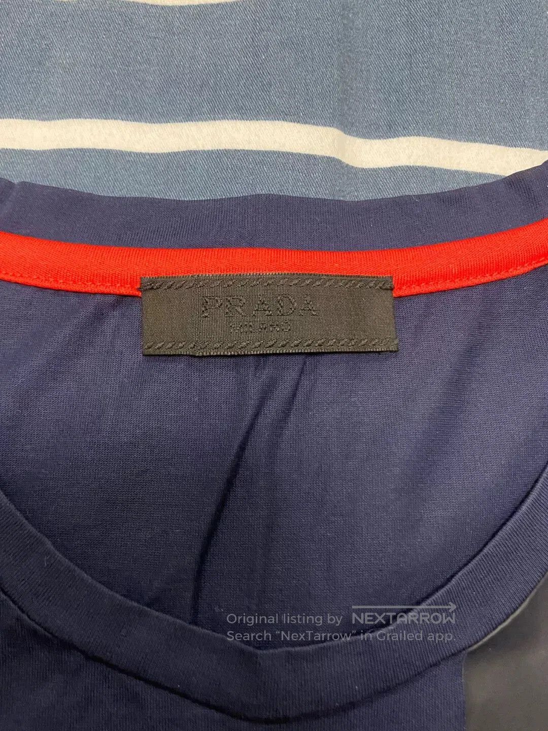 Prada Prada Spliced Pocket Short-Sleeve Top. Size US S / EU 44-46 / 1 - 2 Thumbnail
