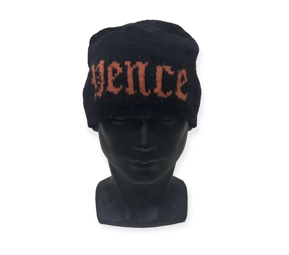 Japanese Brand × Vintage Dence Spellout Beanie Hat Size ONE SIZE - 1 Thumbnail