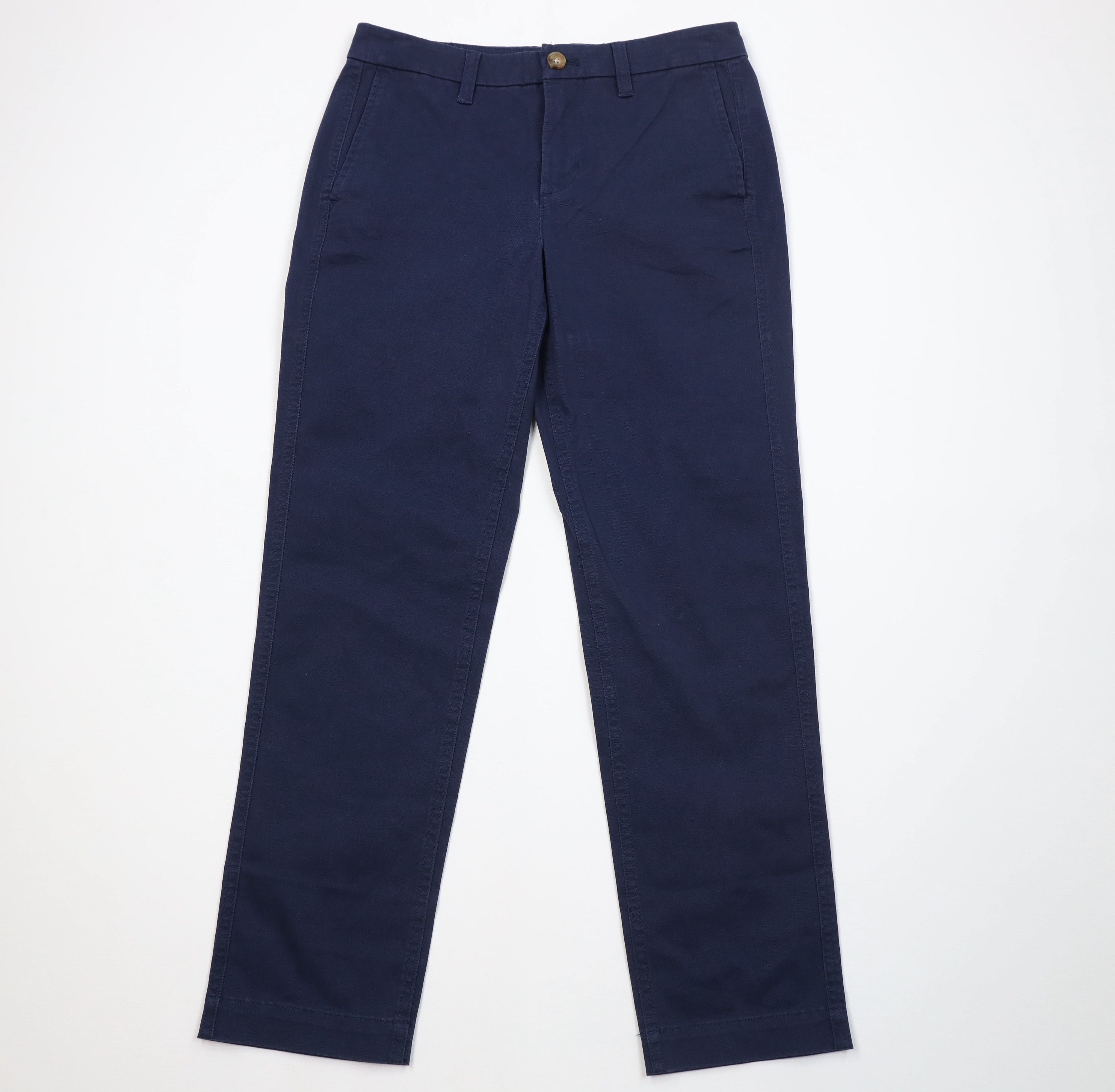 J.Crew New J Crew Girlfriend Chino Pants Trousers Navy Blue Size 26" / US 2 / IT 38 - 1 Thumbnail