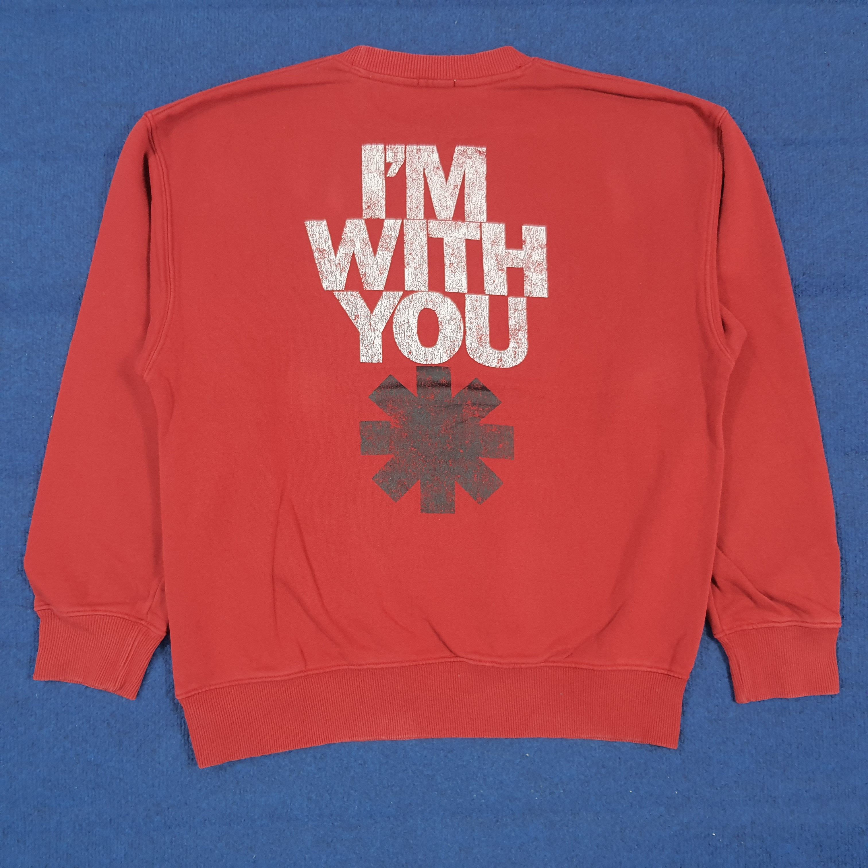 Band Tees Vintage Red Hot Chili Peppers Rock Band Sweatshirt C296N10 Size US L / EU 52-54 / 3 - 4 Thumbnail