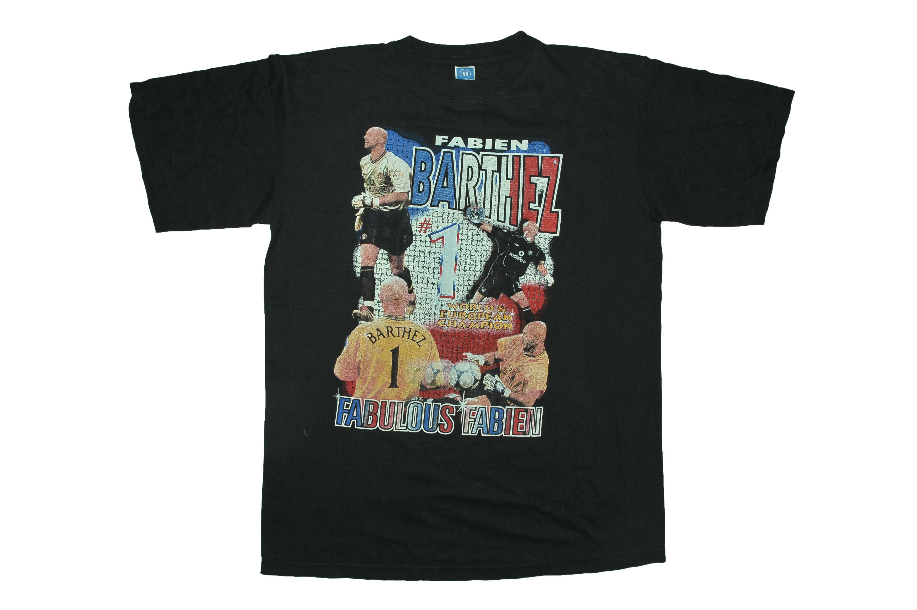 Vintage Vintage Fabien Barthez Always Number one T-shirt Size US M / EU 48-50 / 2 - 1 Thumbnail