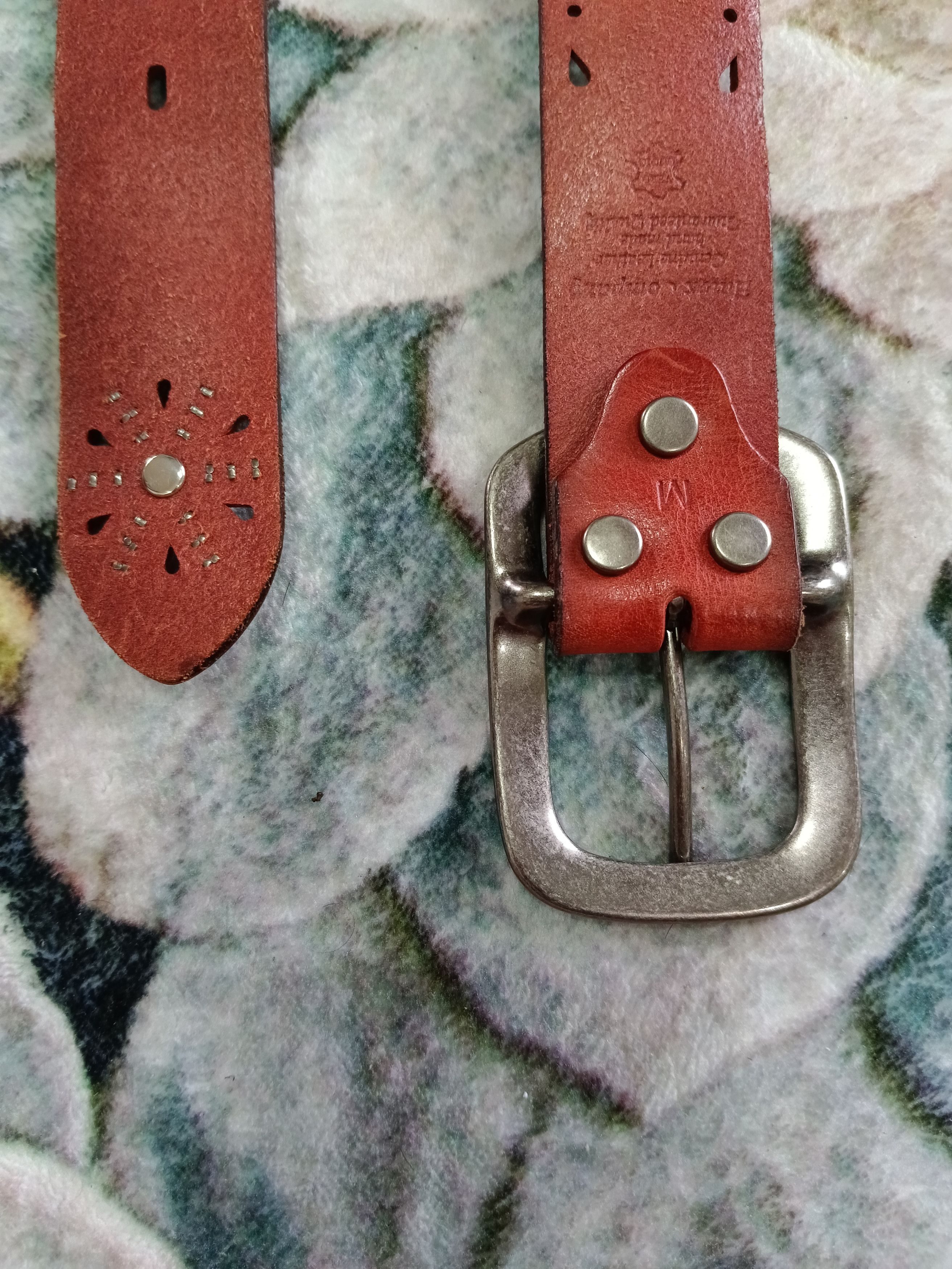 Hawk × Leather OG🔥GRAIL HAWK COMPANY.CO LEATHER BELT Size ONE SIZE - 4 Thumbnail