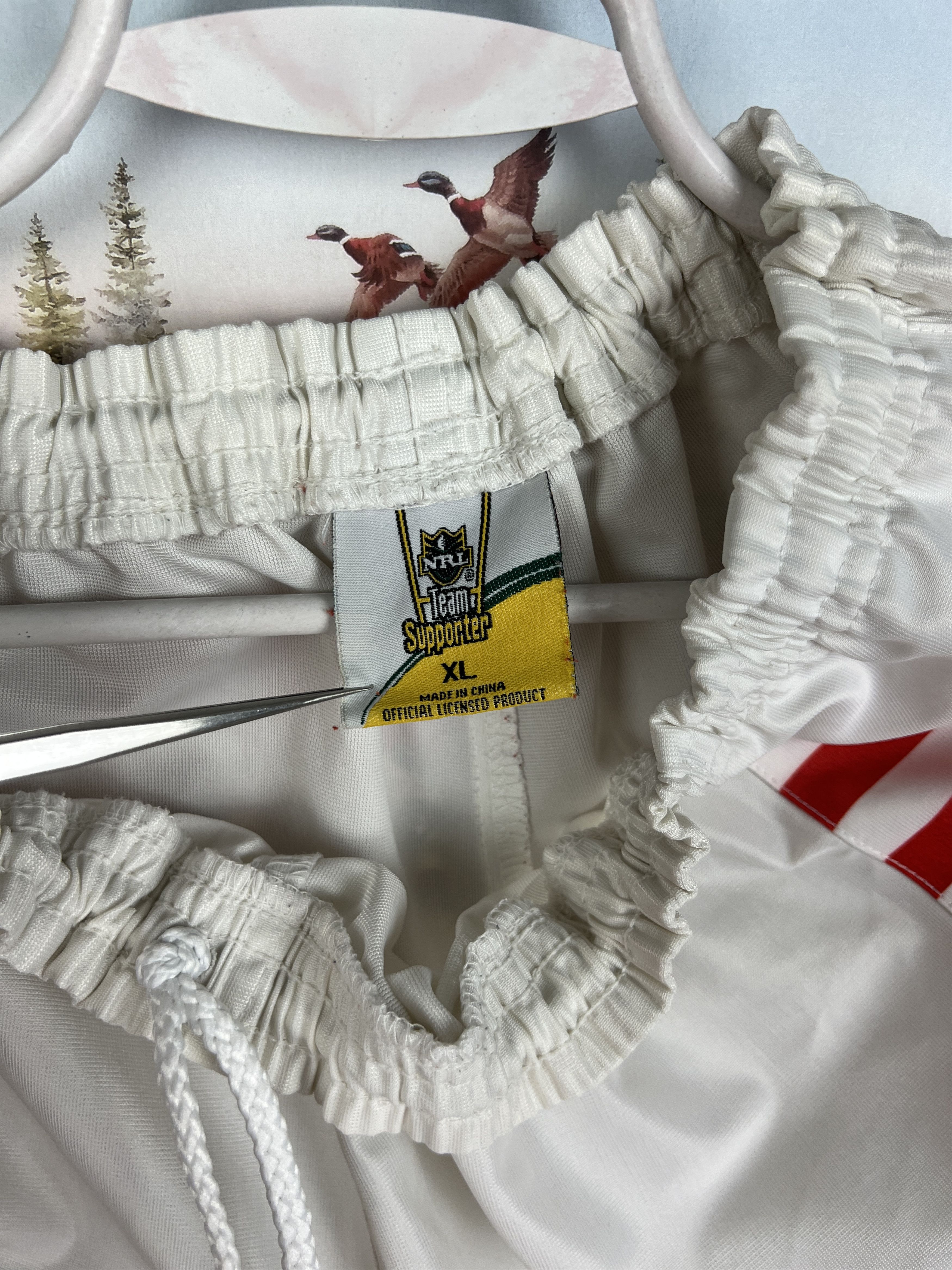 Adidas Vintage Adidas St George Illawarra Dragons NRL Shorts Rugby Size US 36 / EU 52 - 7 Thumbnail