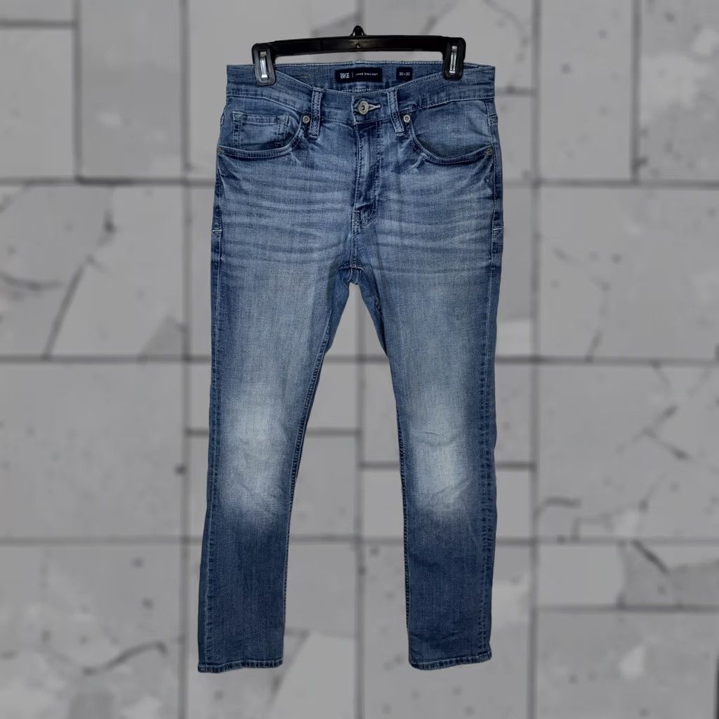 BKE BKE Jake Straight Jeans Mens 30 x 32 Blue Size US 30 / EU 46 - 1 Thumbnail