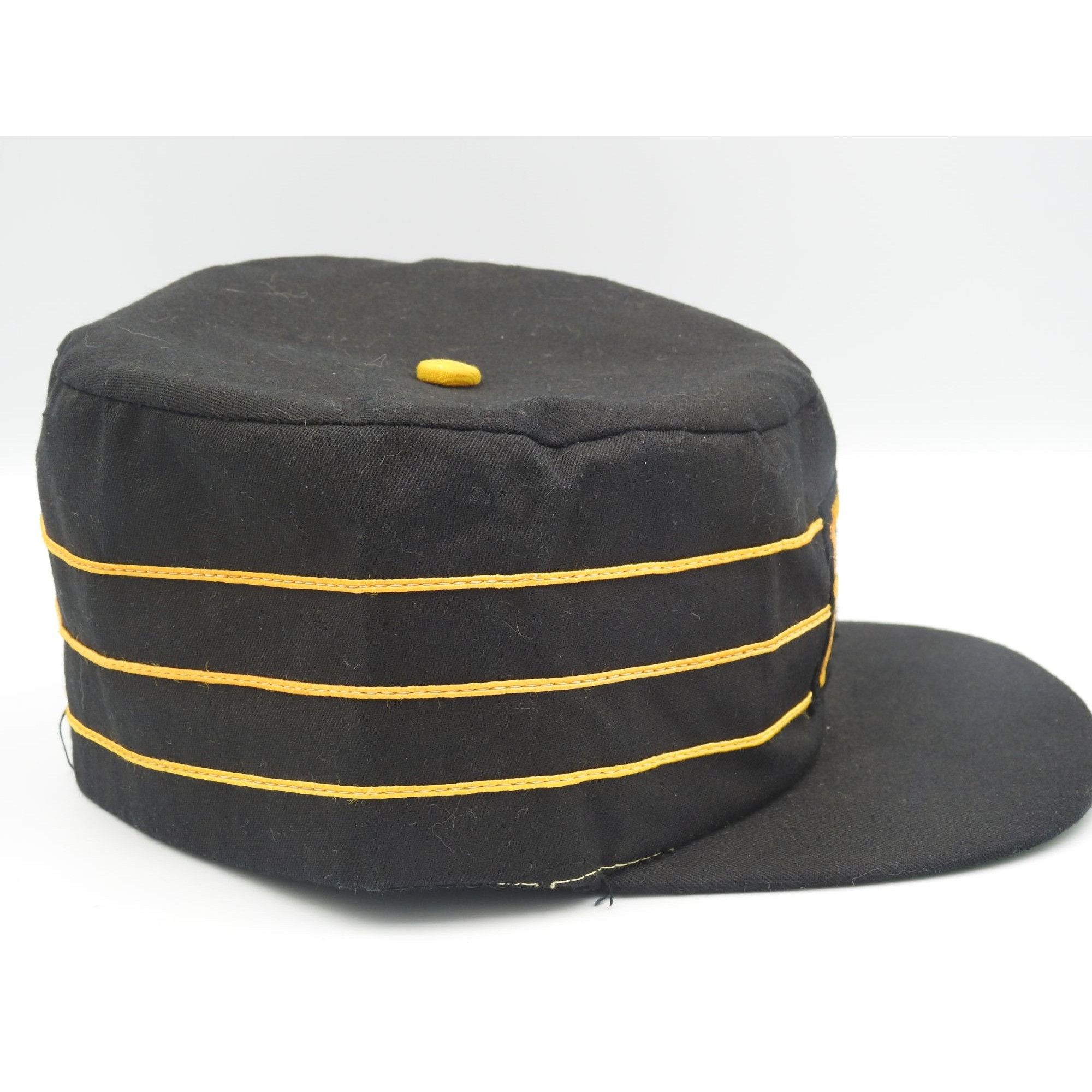 Other Vintage Pittsburgh Pirates Black Pillbox Hat Mens XL USA Hat Size ONE SIZE - 6 Thumbnail