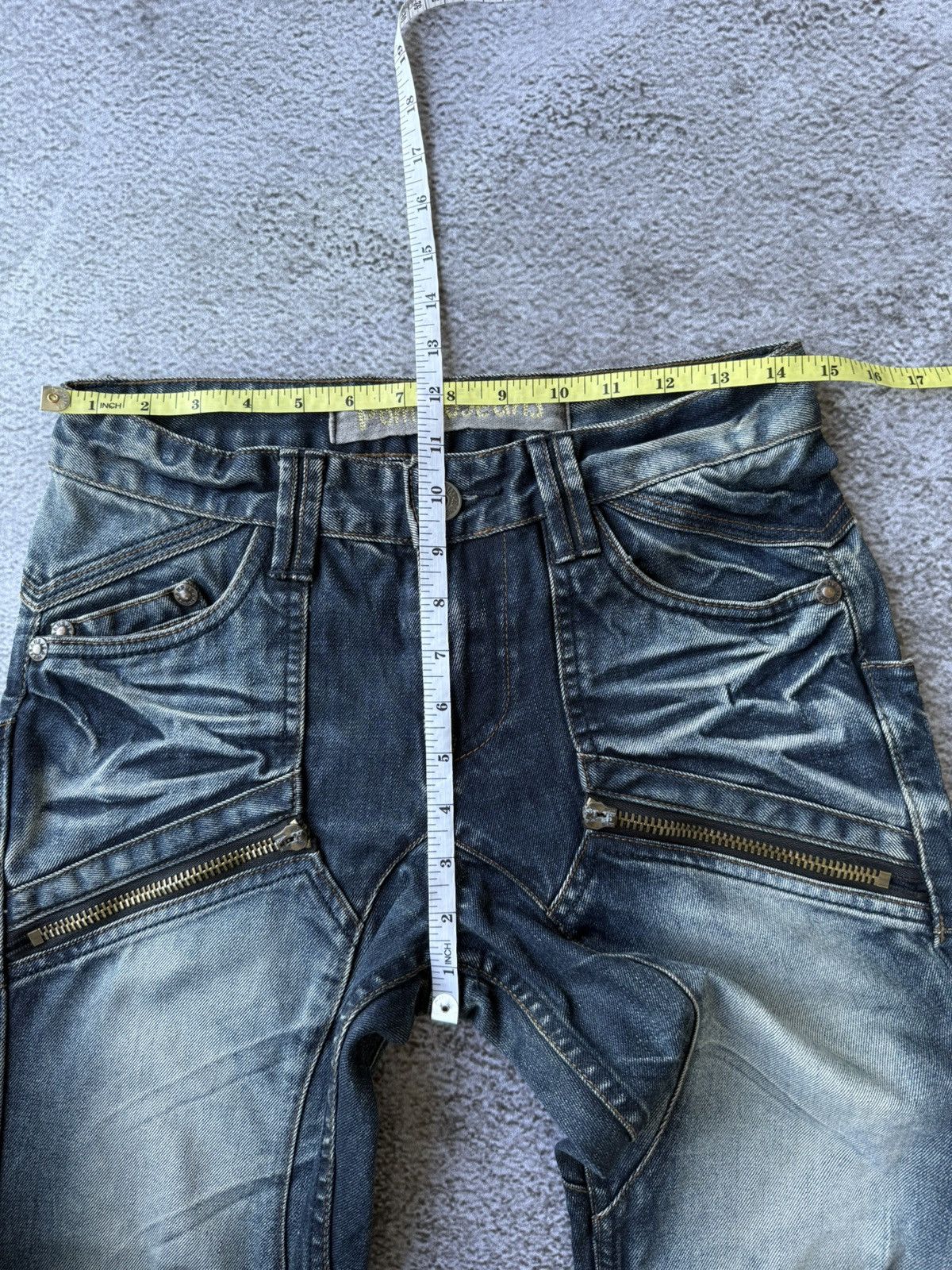 20471120 × Beauty Beast × Japanese Brand Pomelo jeans denim multizip ifsixwas kmrii styled Size US 30 / EU 46 - 14 Thumbnail