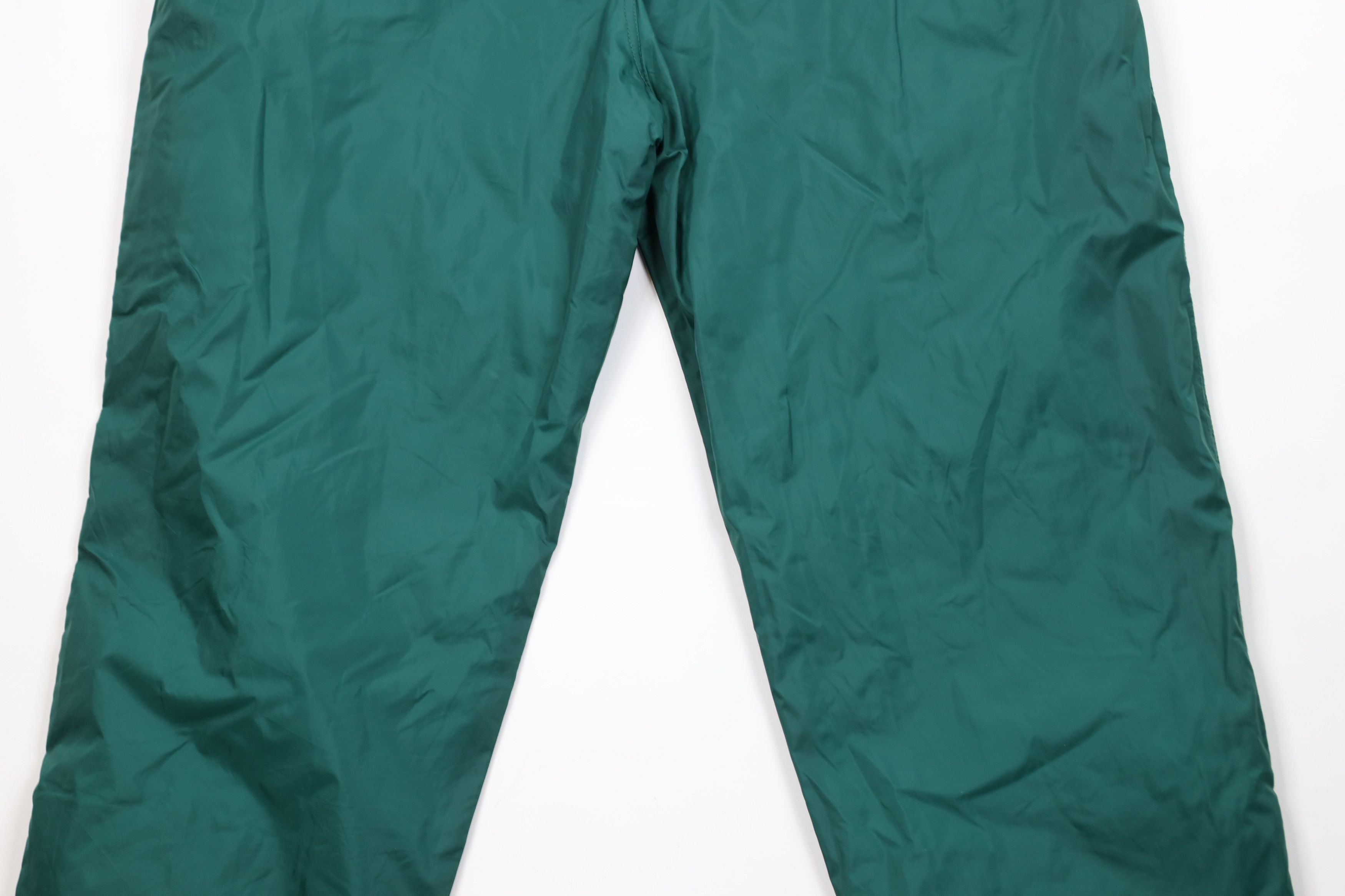 Adidas × Vintage Vintage 90s Adidas Nylon Windbreaker Jogger Pants Green Size US 36 / EU 52 - 13 Thumbnail
