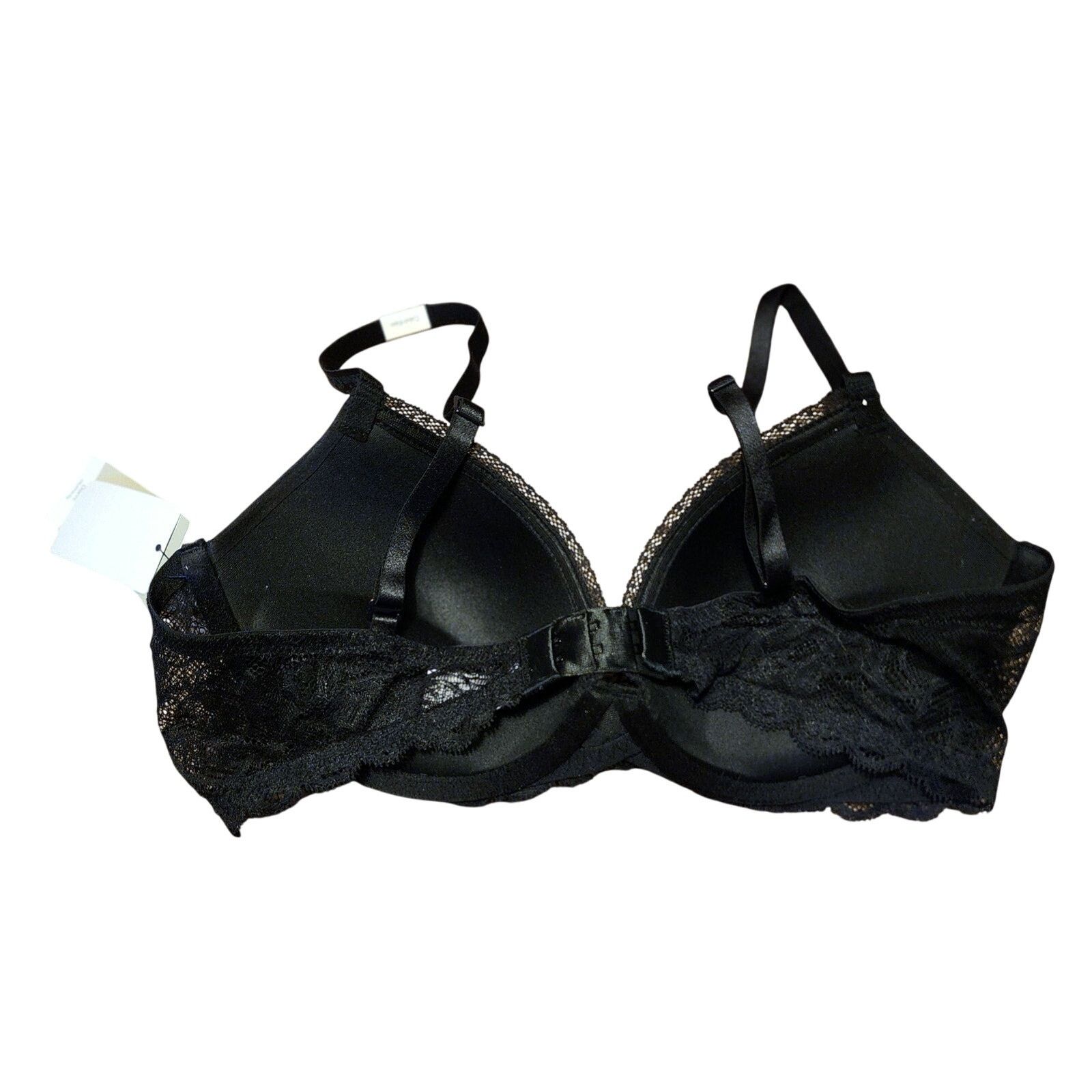 Calvin Klein Calvin Klein seductive comfort lace black Demi bra 36B Size ONE SIZE - 2 Thumbnail